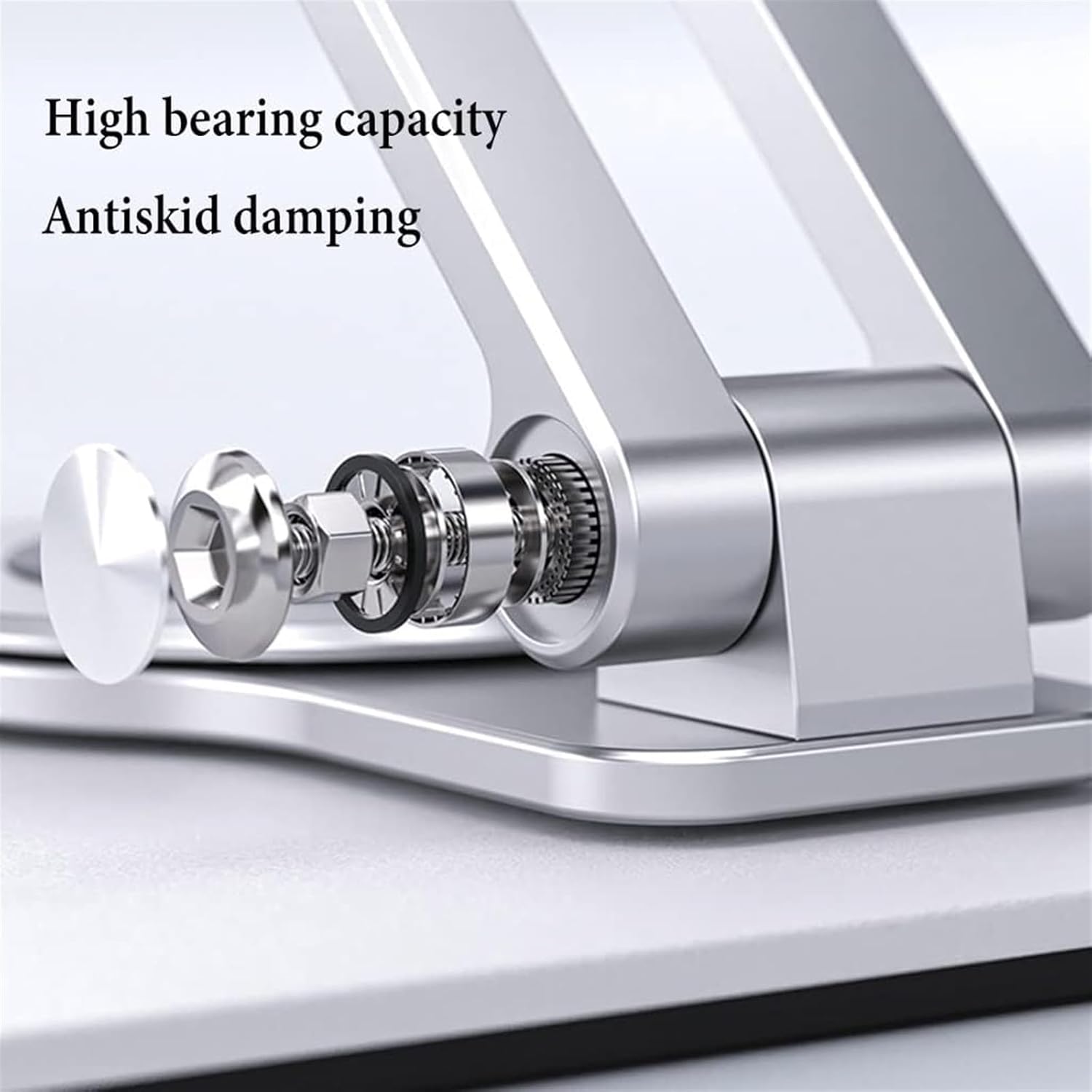 Adjustable 360 Book Holder with Page Clips Foldable for Cookbooks More