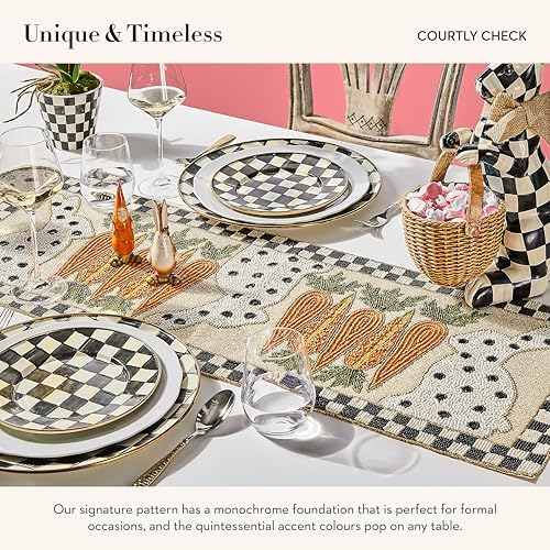 Elegant Enamel Dinner Plate Set of 1