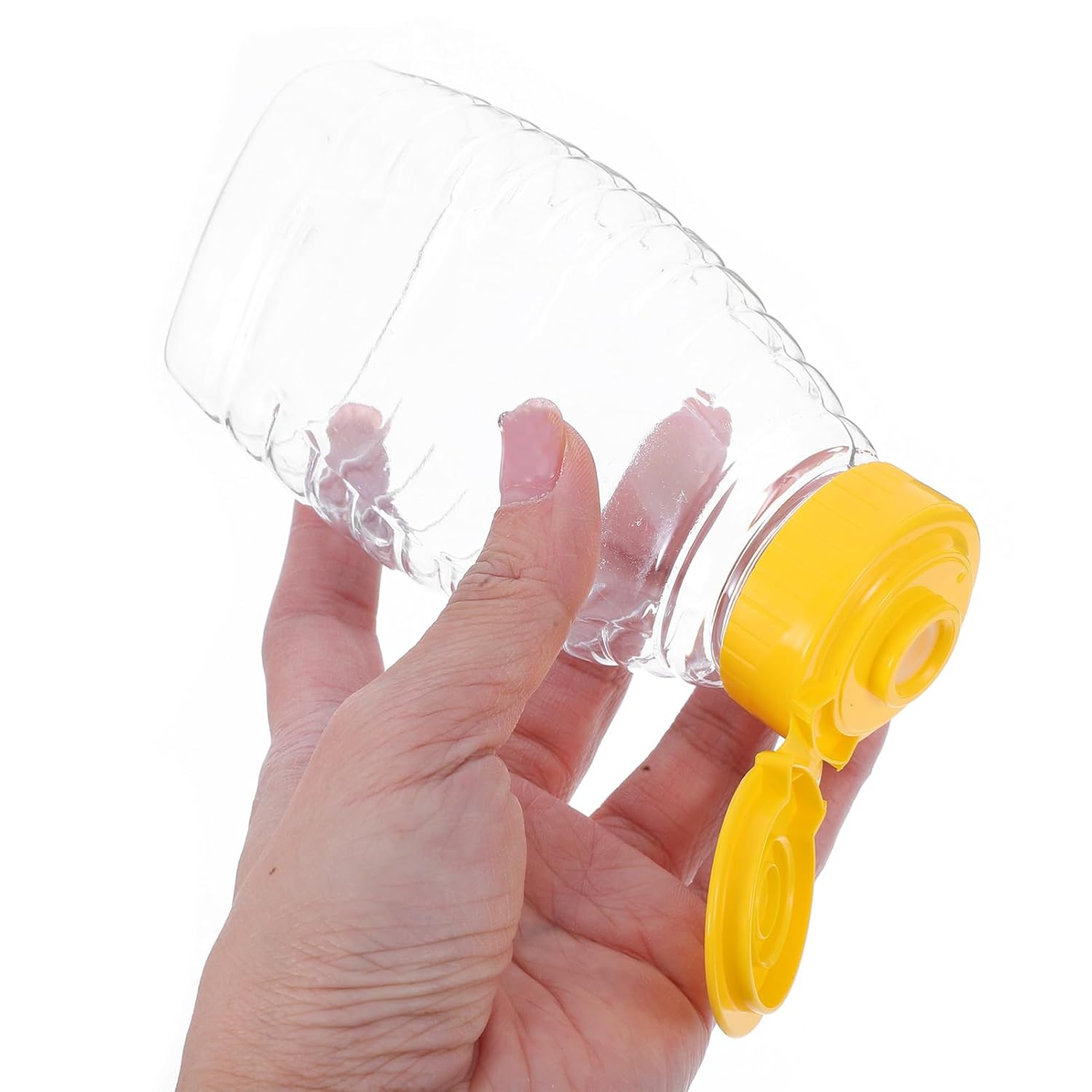 BESPORTBLE Refillable Honey Dispenser with Flip Top Lid