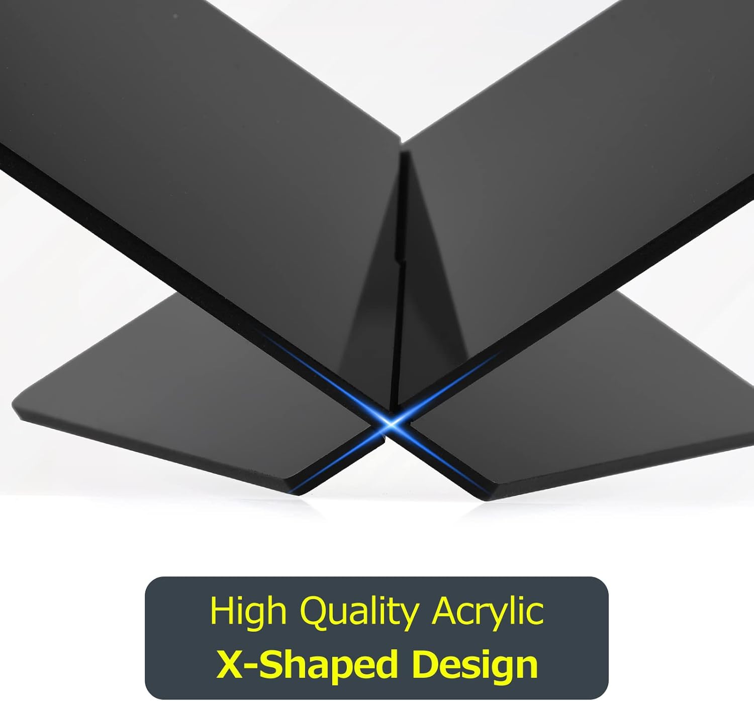 Organizing X-Shaped Acrylic Book Holder