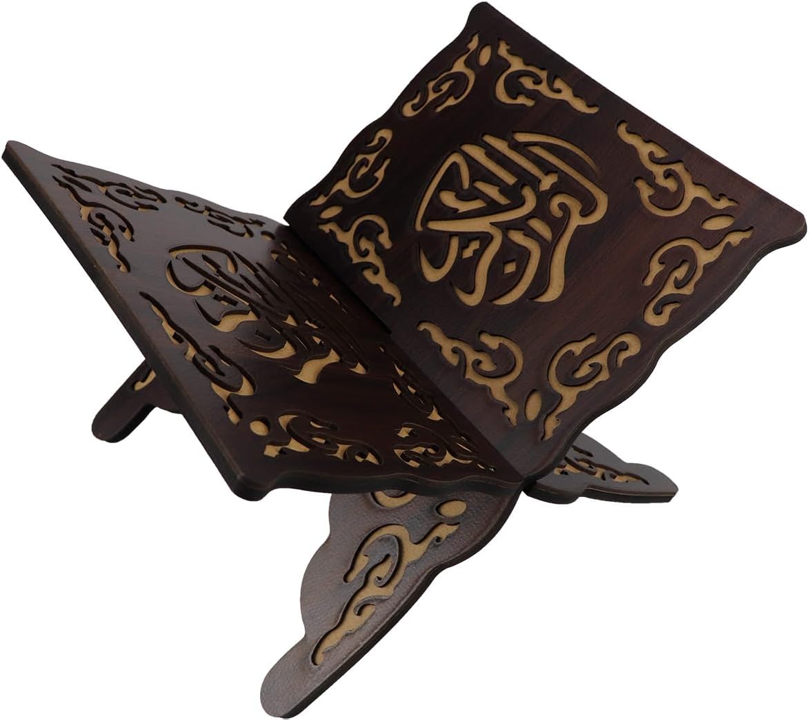 Foldable Wooden Book Stand Quran Bible Book Holder