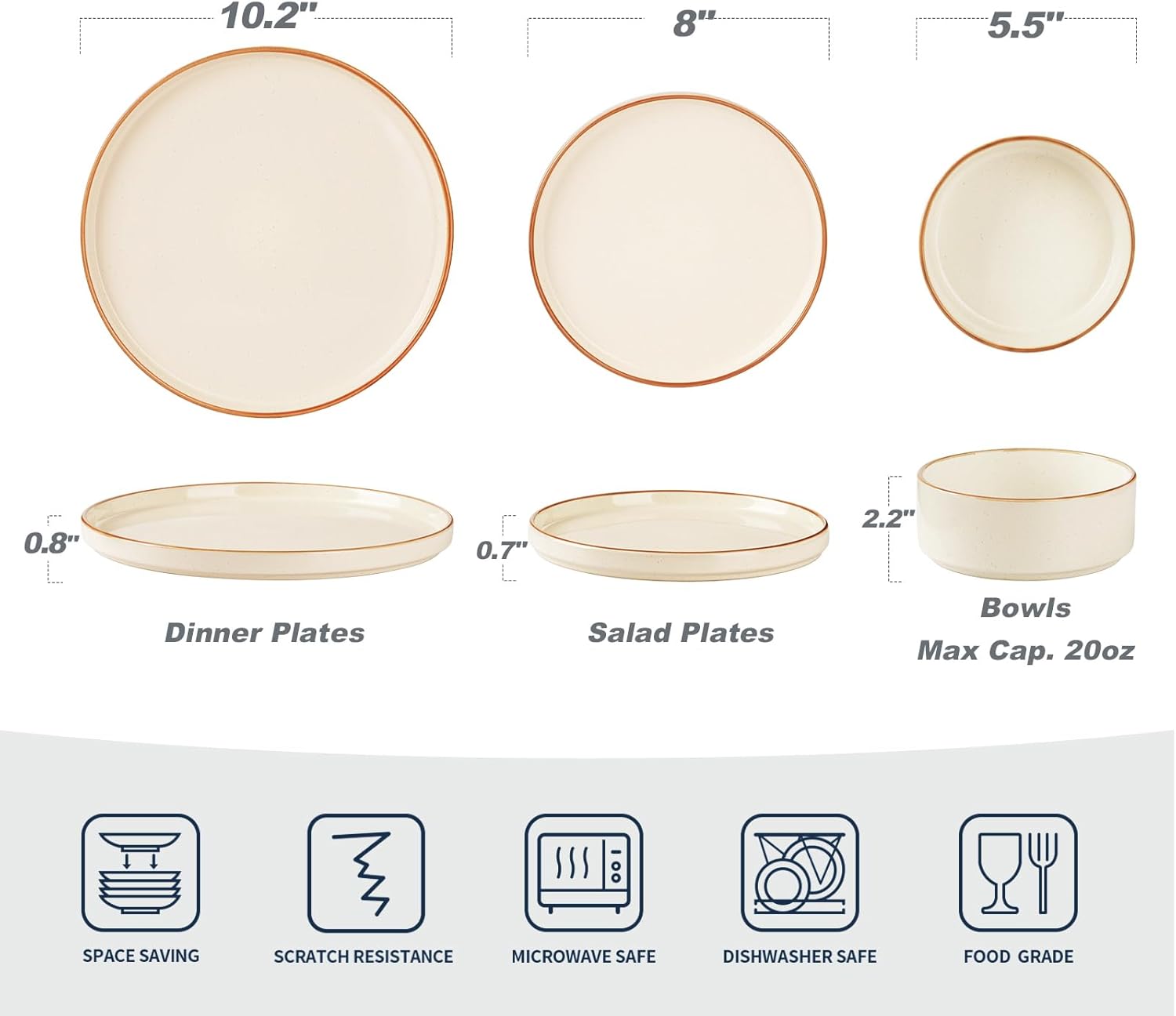 Famiware Nebula Dinnerware Set for Family
