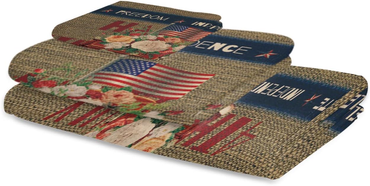 Vibrant Design Travel Bath Towels Set