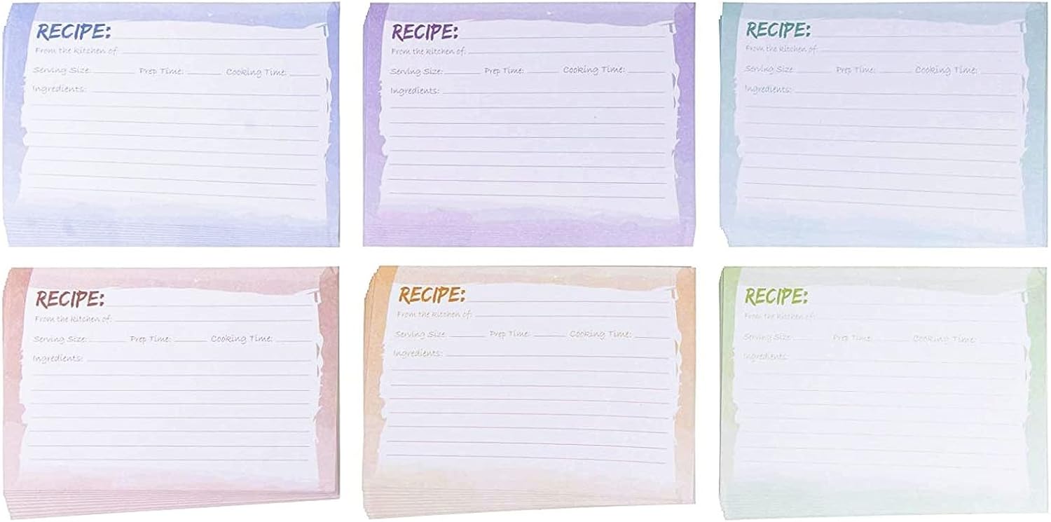 Juvale The Art of Keeping Recipes Perfectly Organized