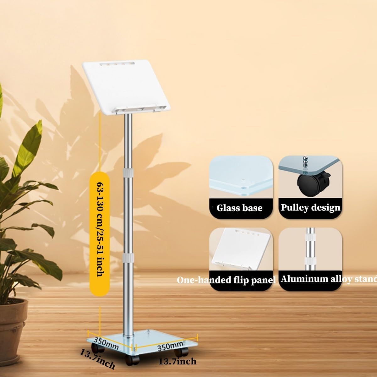 Adjustable Ergonomic Compact Comfortable Bedside Book Stand