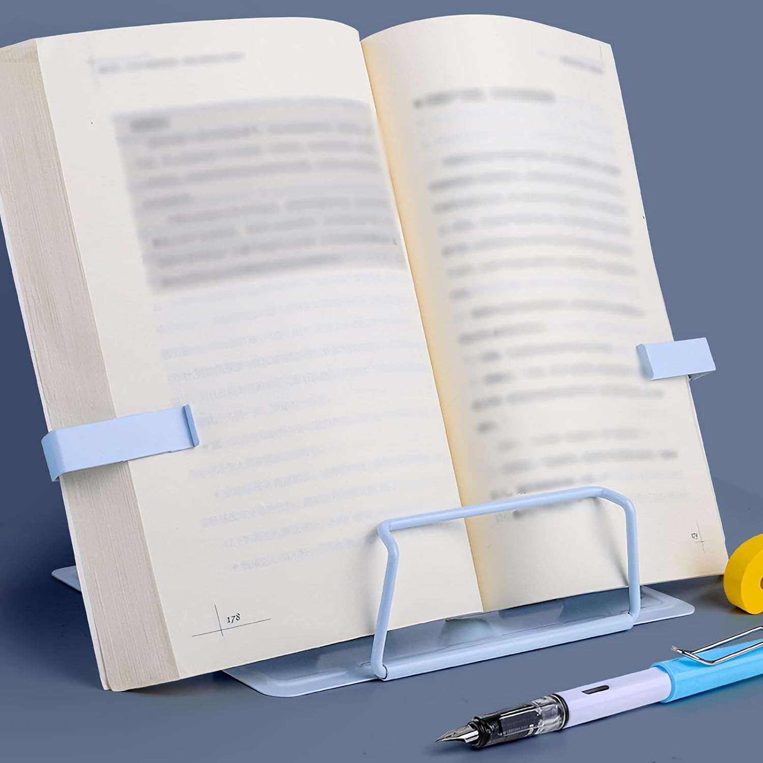 Yuidaaavzz Adjustable Metal Book Stand 1