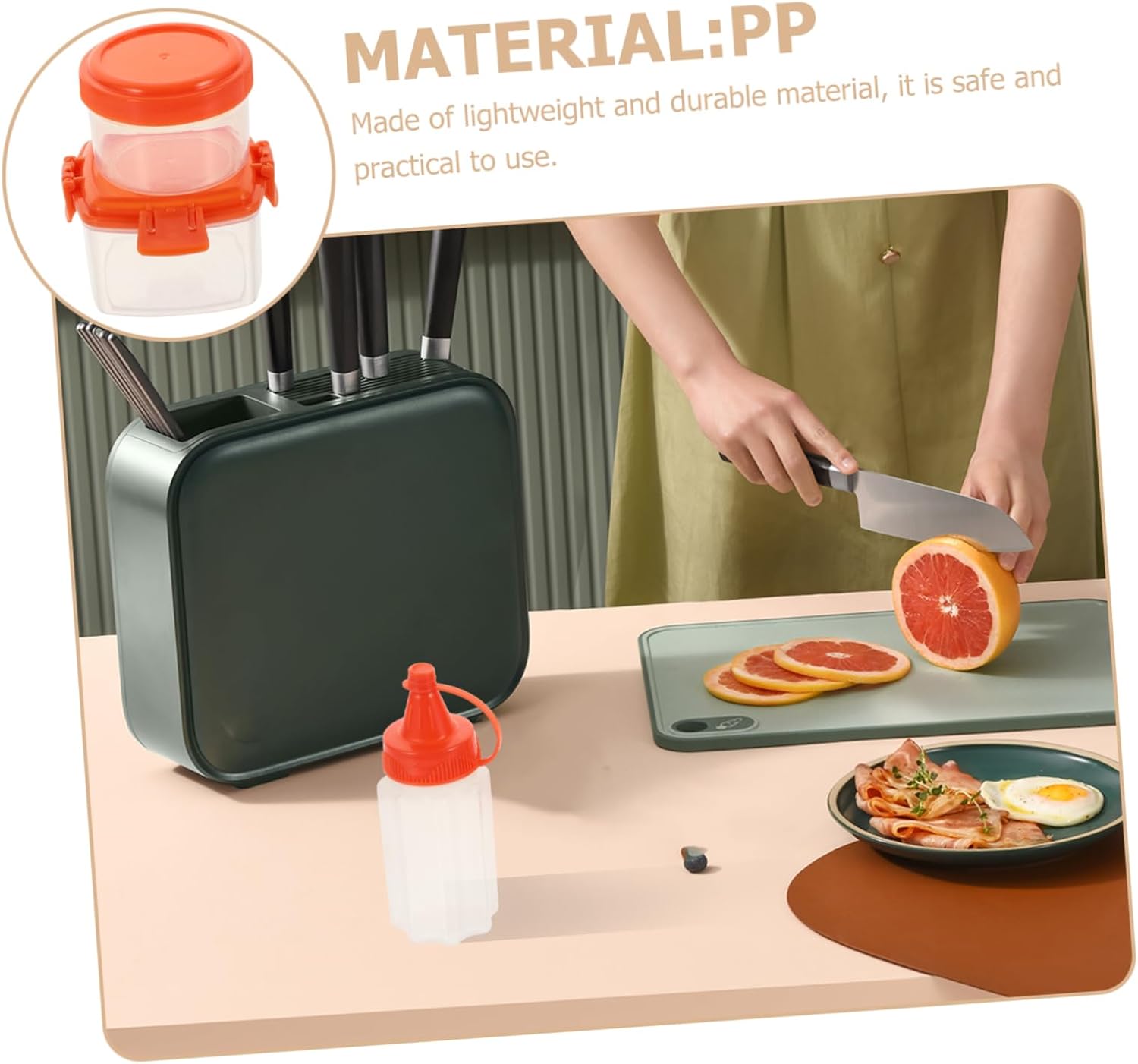 Ciieeo Sauce Bottle Set for Condiment Storage
