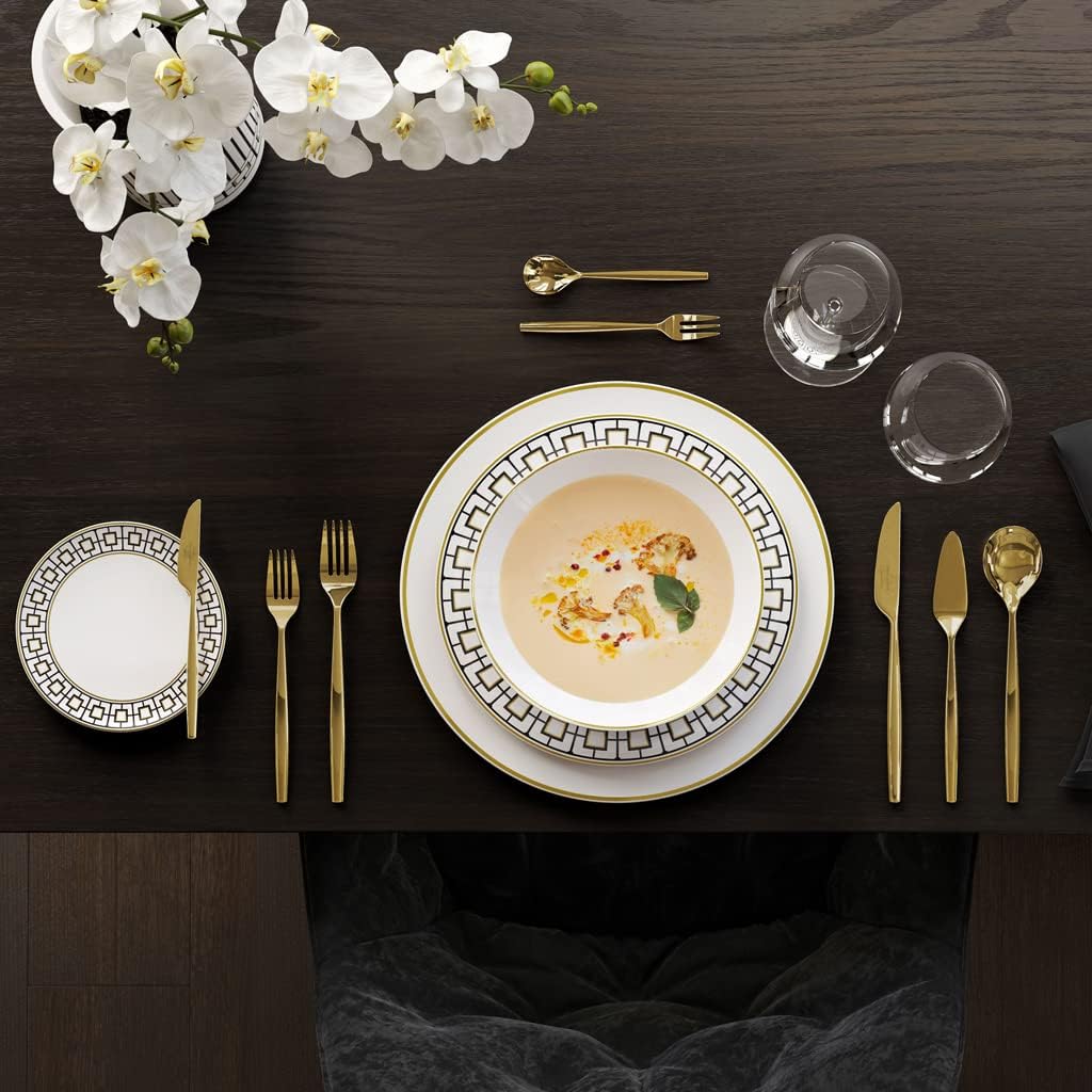 Villeroy Boch MetroChic dinner plate GoldBlack