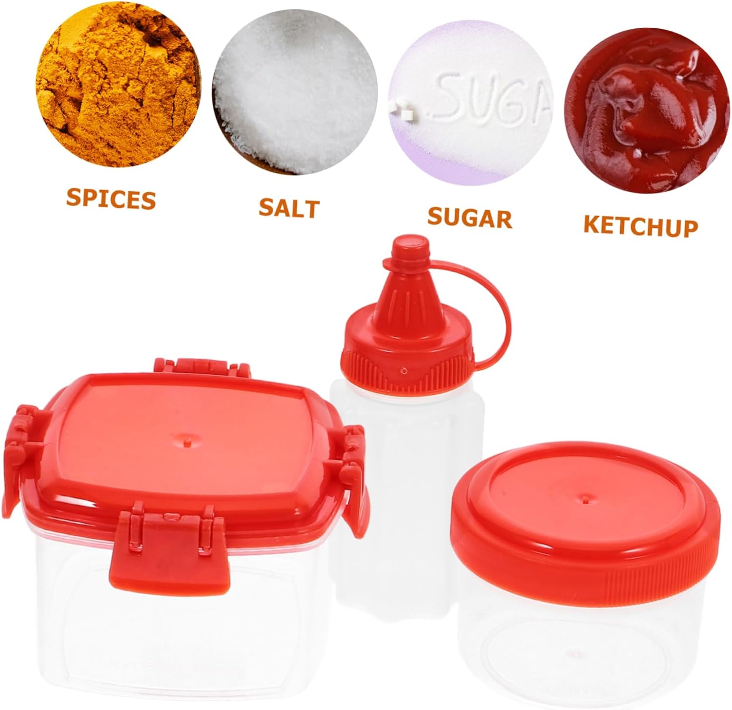 KICHOUSE Mini Sauce Dispenser Set