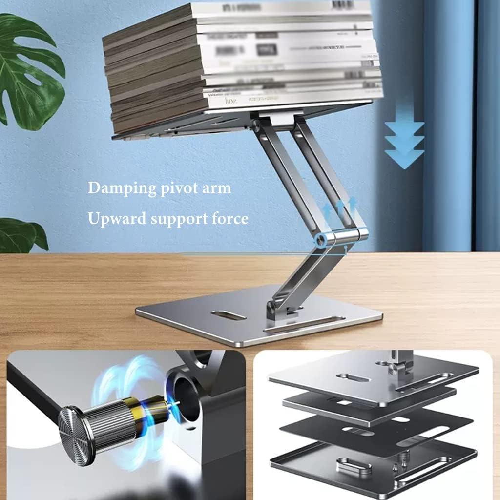 360 Adjustable Silver Book Stand for Reading