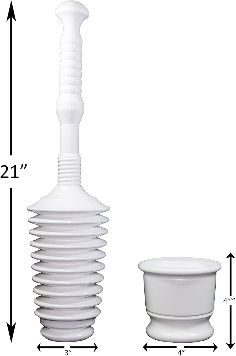 Master Plunger MP500-B4 Heavy Duty Toilet Plunger Kit 1
