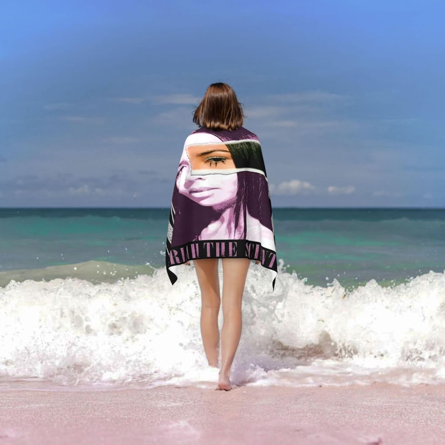 Utxnjskl Mariah The Music Scientist Bath Towel Microfiber 52x32 inches