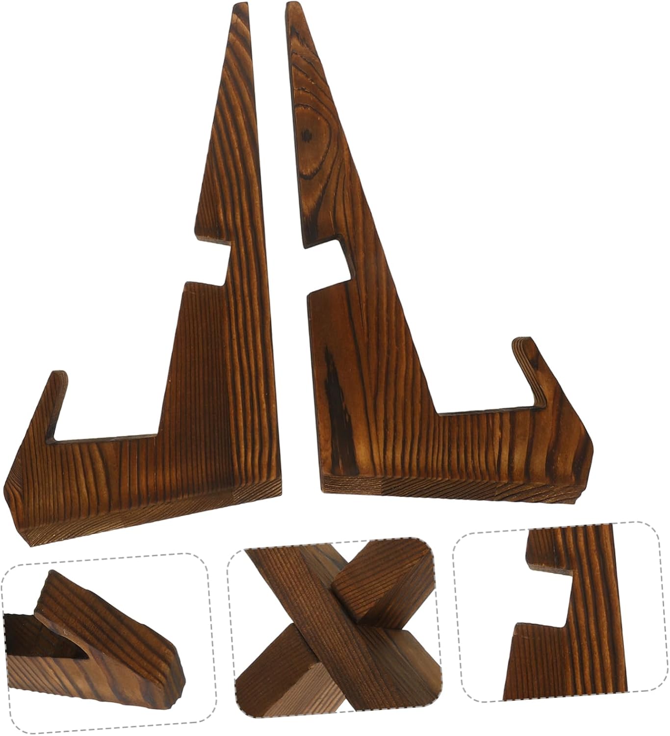 Sturdy Kitchen Book Holder Desk Wooden Recipe Stand
