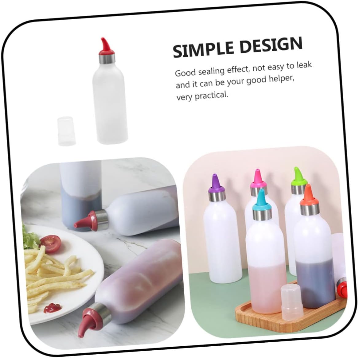 Cabilock Portable Sauce Bottle