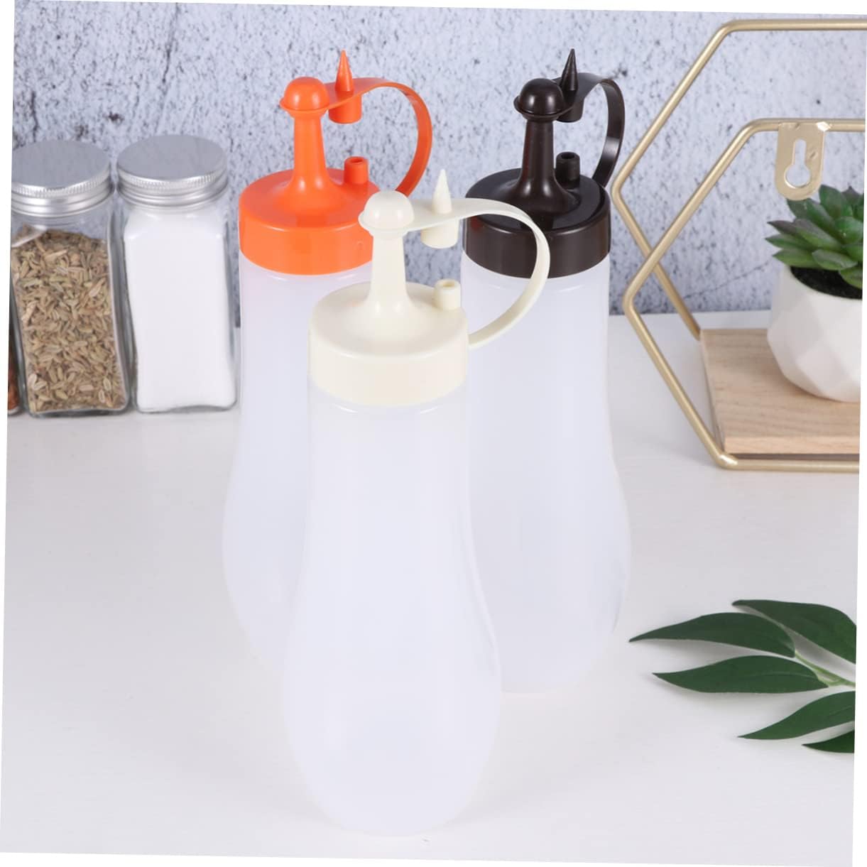 Cabilock 6-Pack Condiment Squeeze Bottles