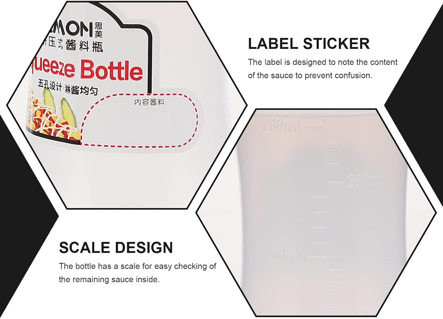 Hemoton 1pc Squeeze Condiment Bottle for Kitchen Use