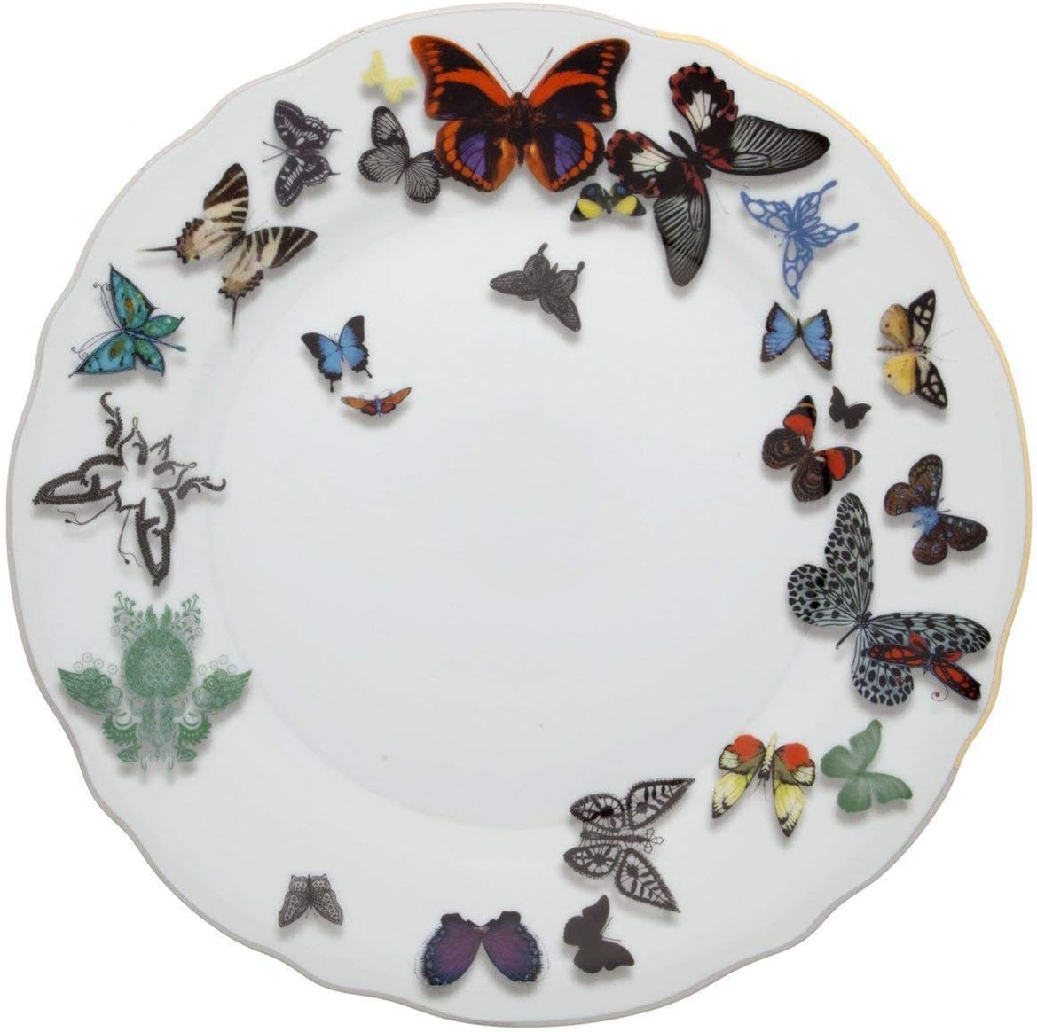 Vista Alegre Christian Lacroix Butterfly Parade 102 Dinner Plate