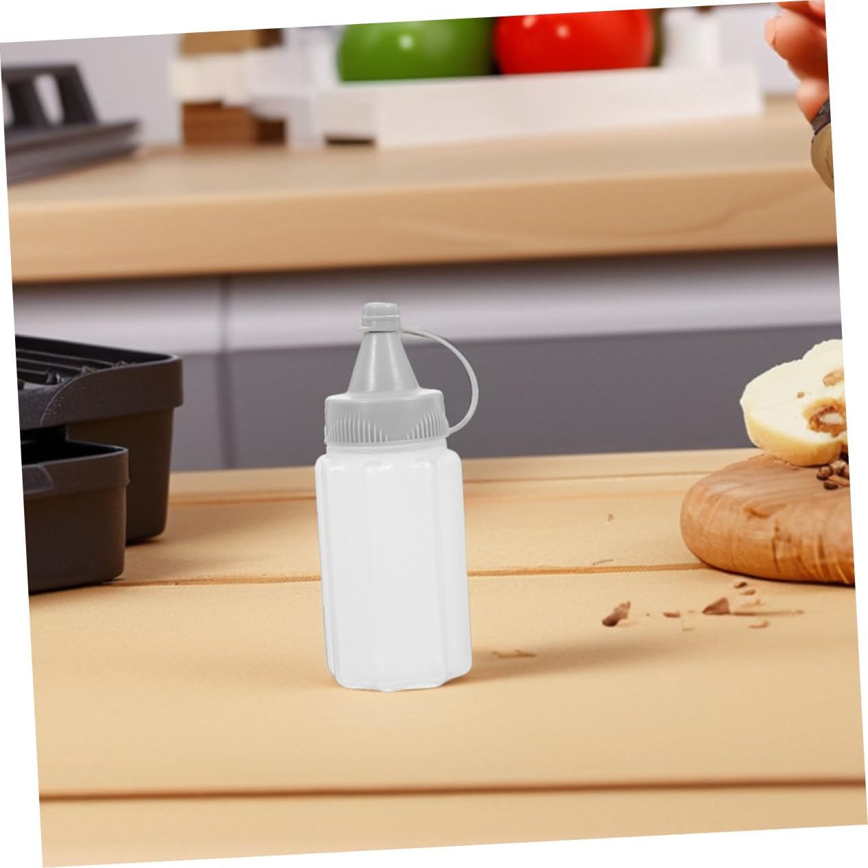 Perfect size condiment bottles for home and camping