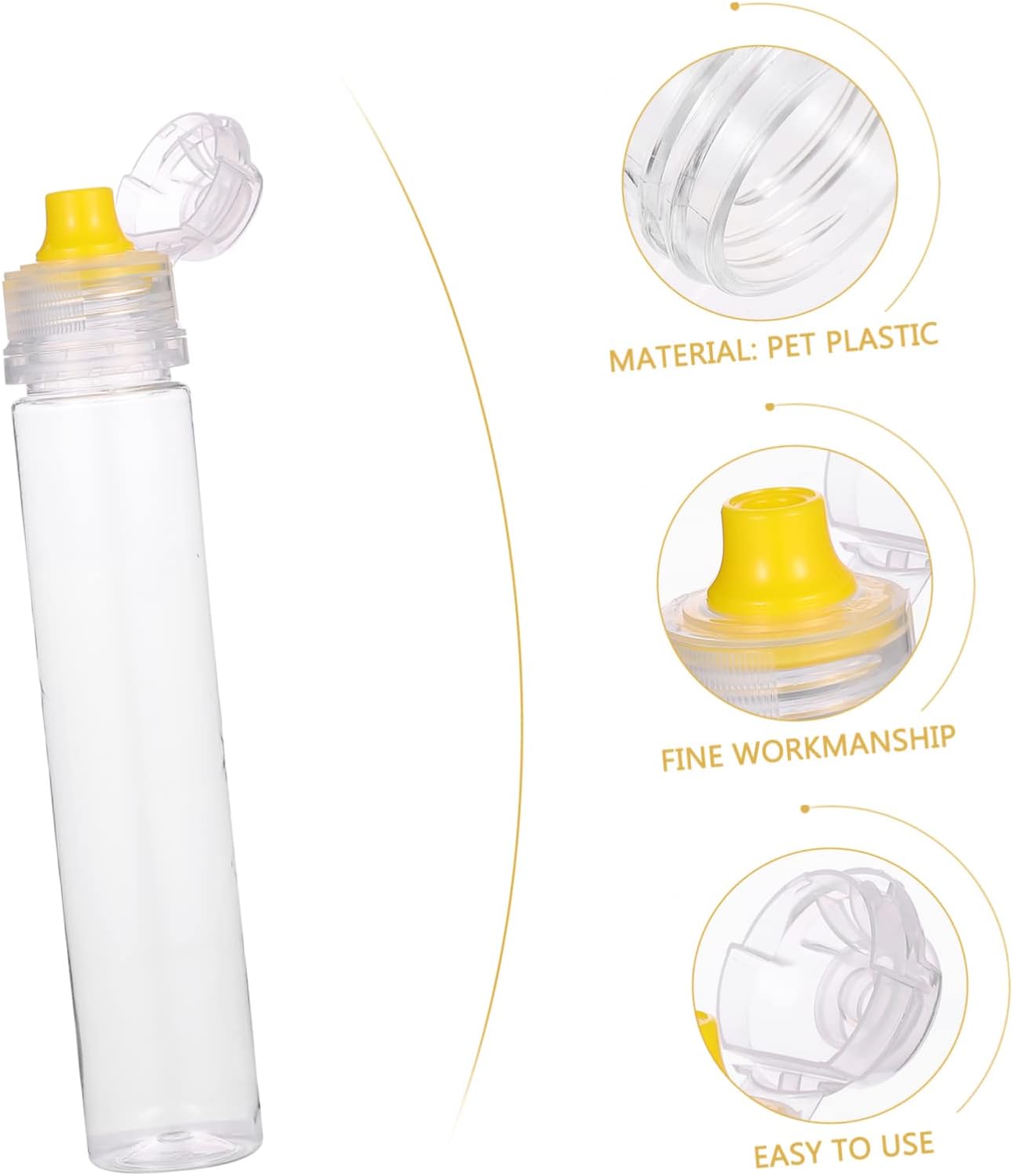 Cabilock 10 Pcs 125g Squeeze Bottles