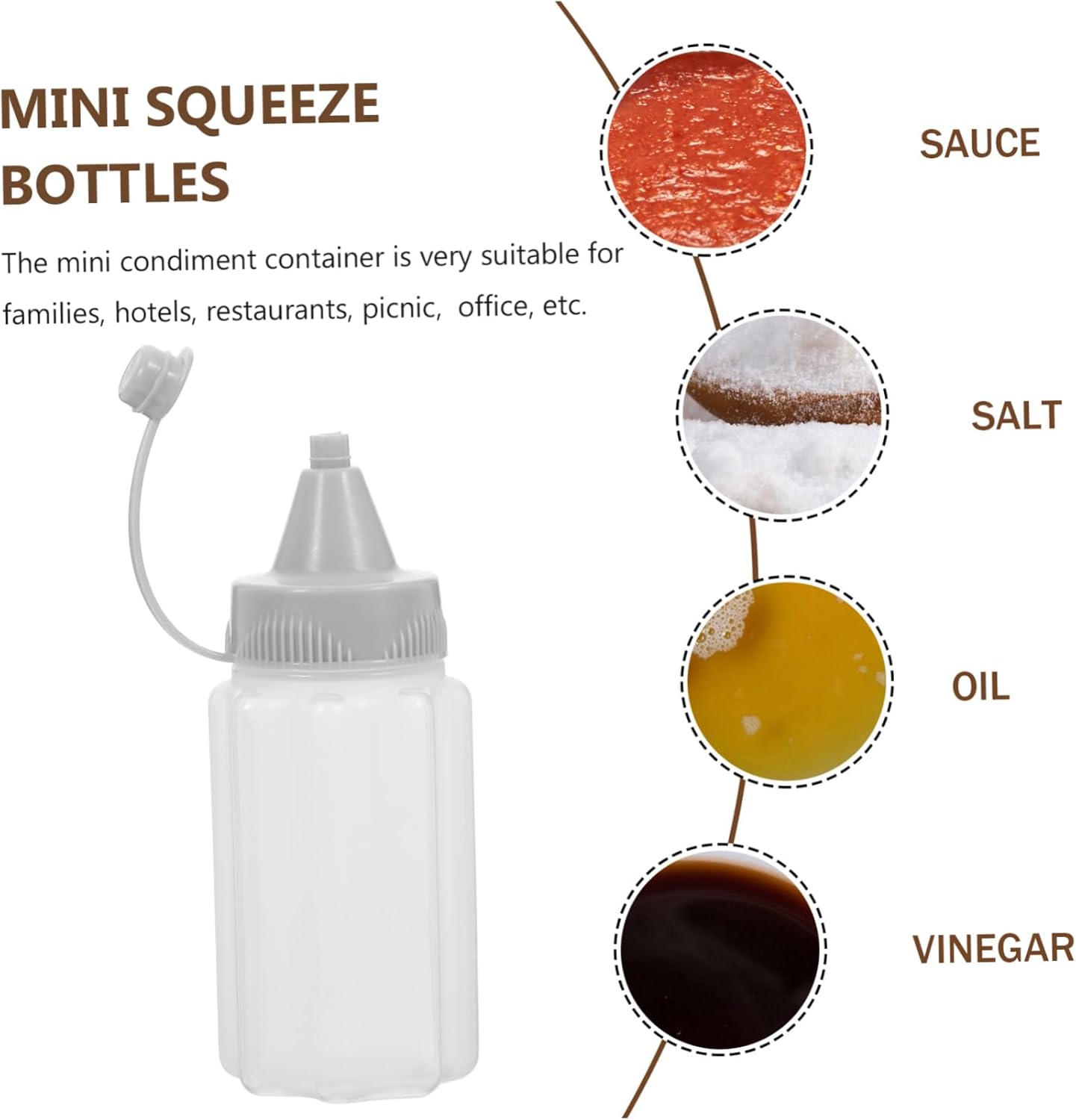 4-Piece Mini Squeeze Bottles