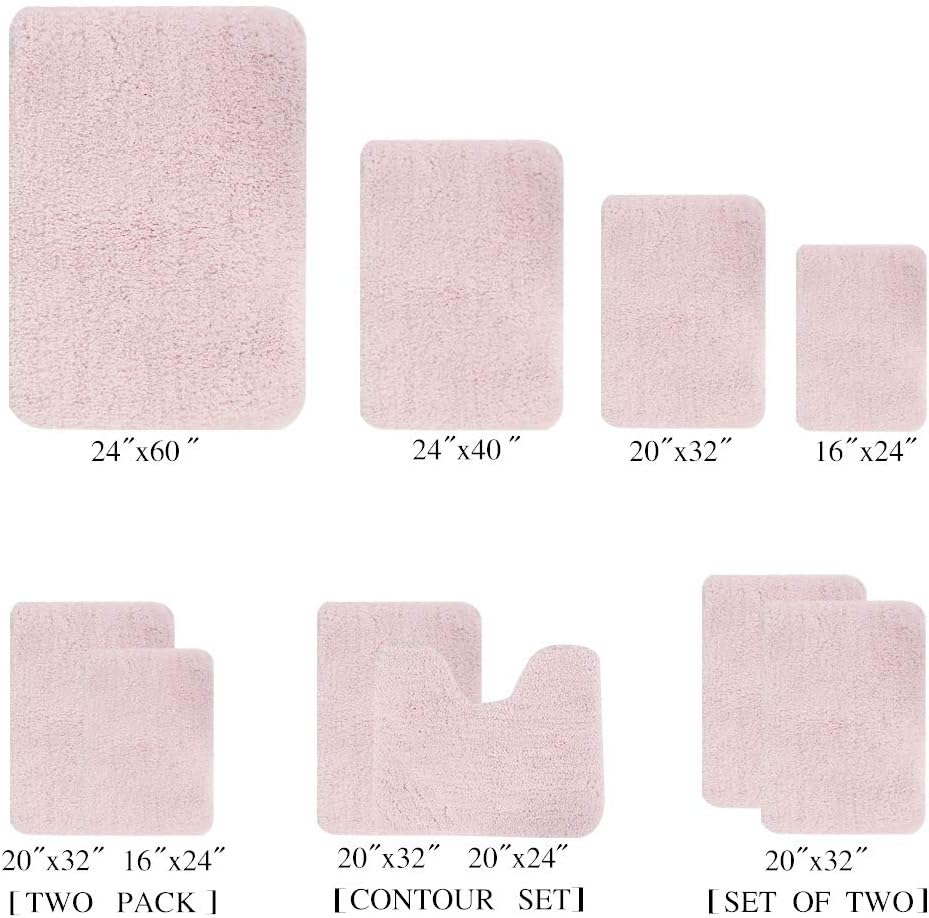Luxury Bath Rug Set for Shaggy Feet