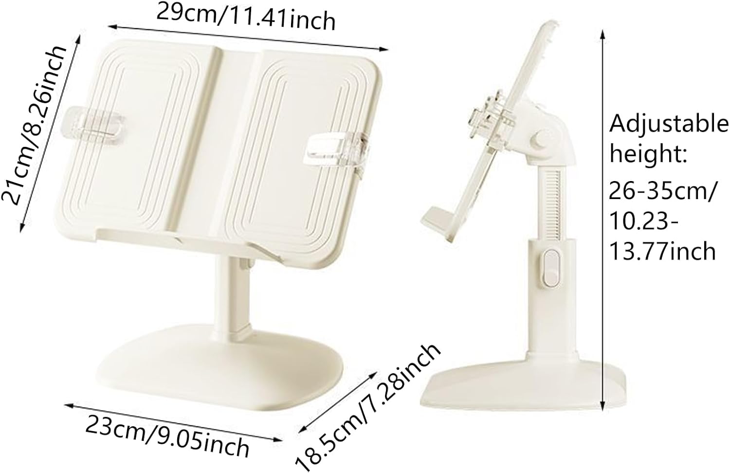 MLWSKERTY Adjustable Cookbooks Stand