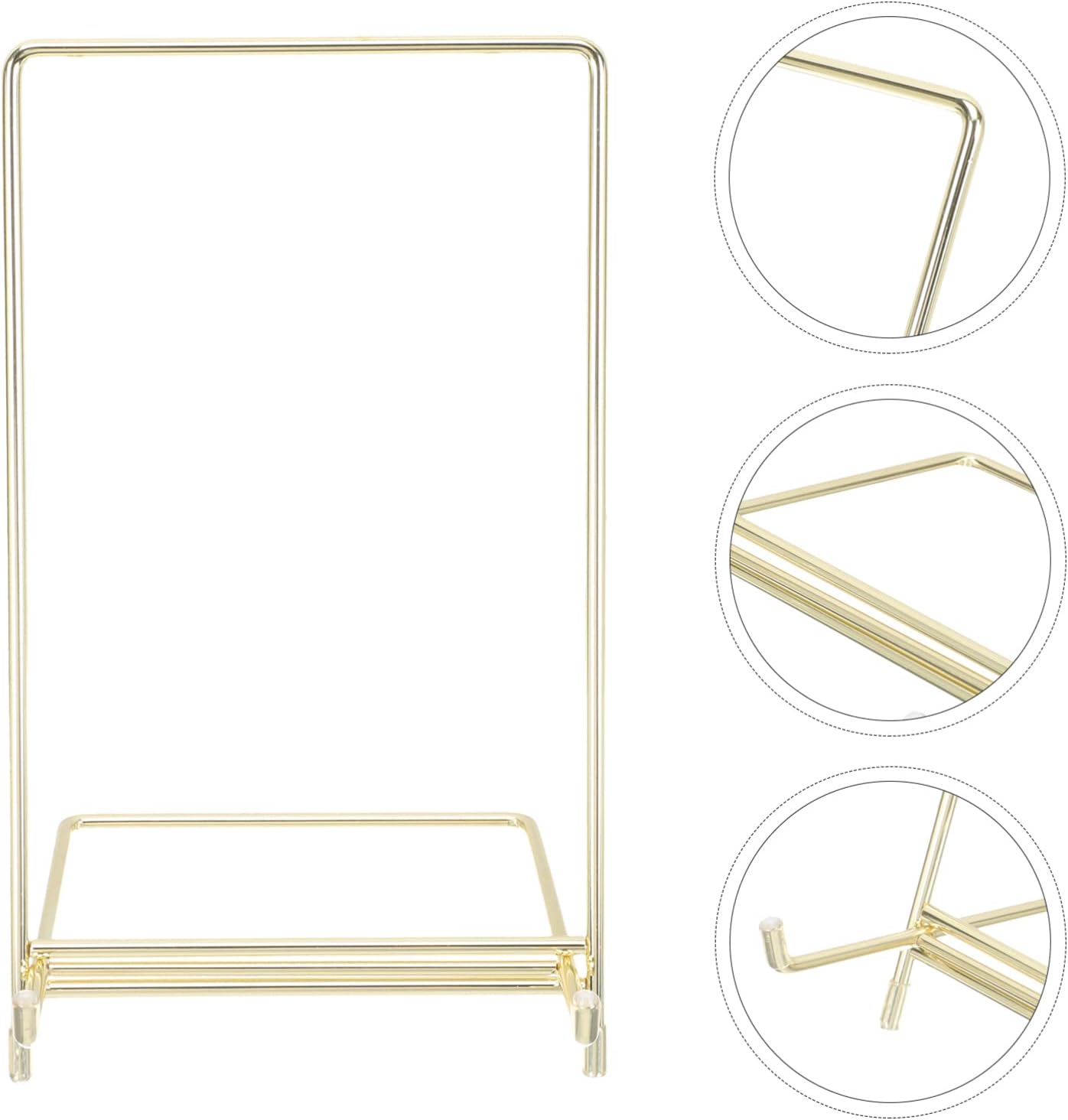 Minimalist Recipe Holder Art Display Stand Stainless Steel Table Stand