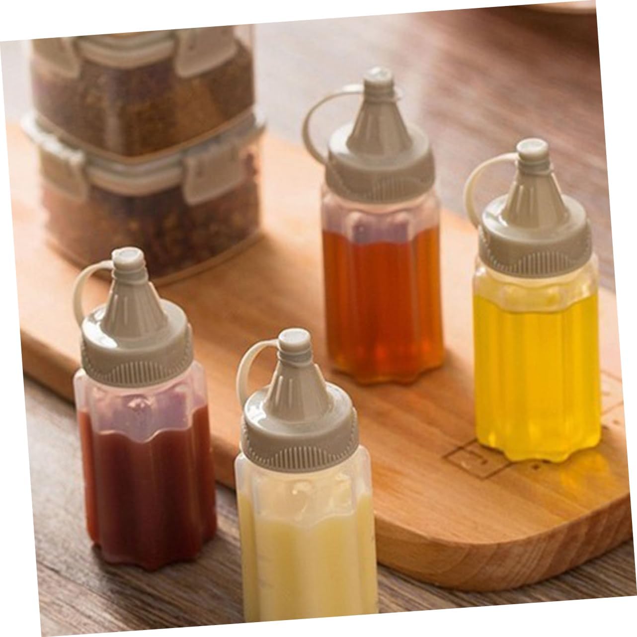 12-Pack Leakproof Squeeze Bottles for Sauces Condiments