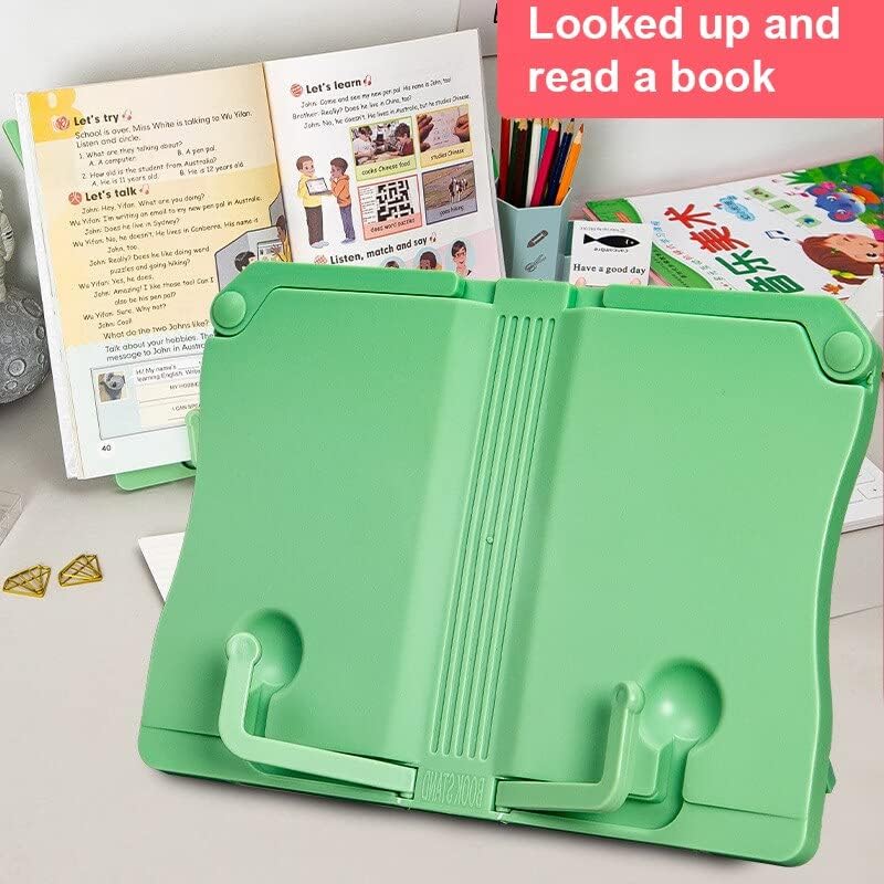Adjustable Reading Stand for Students Office Workers Protects Vision Simple Design