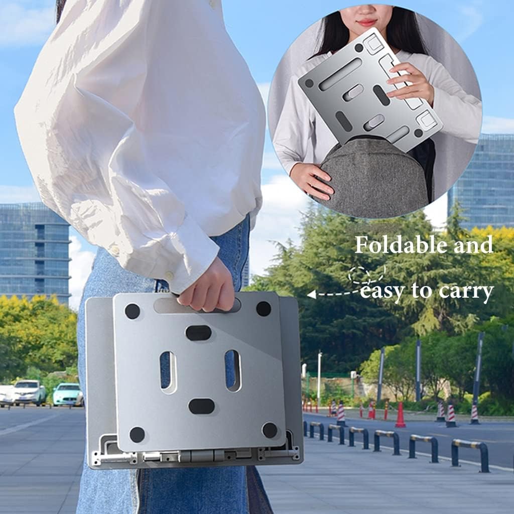 360 Adjustable Silver Book Stand for Reading