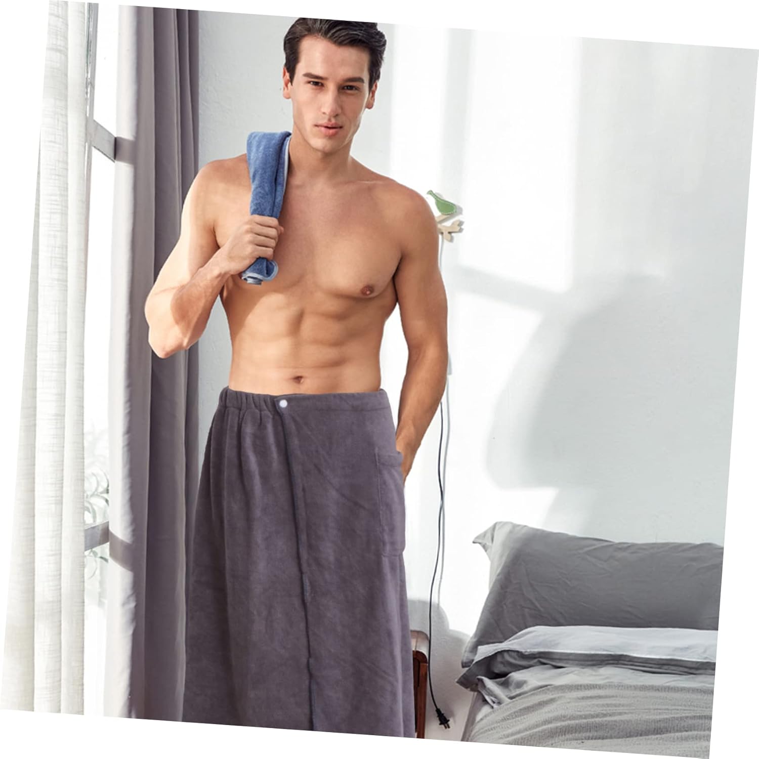 ElegantMarathons Beach Towel for Men Soft Absorbent Stylish