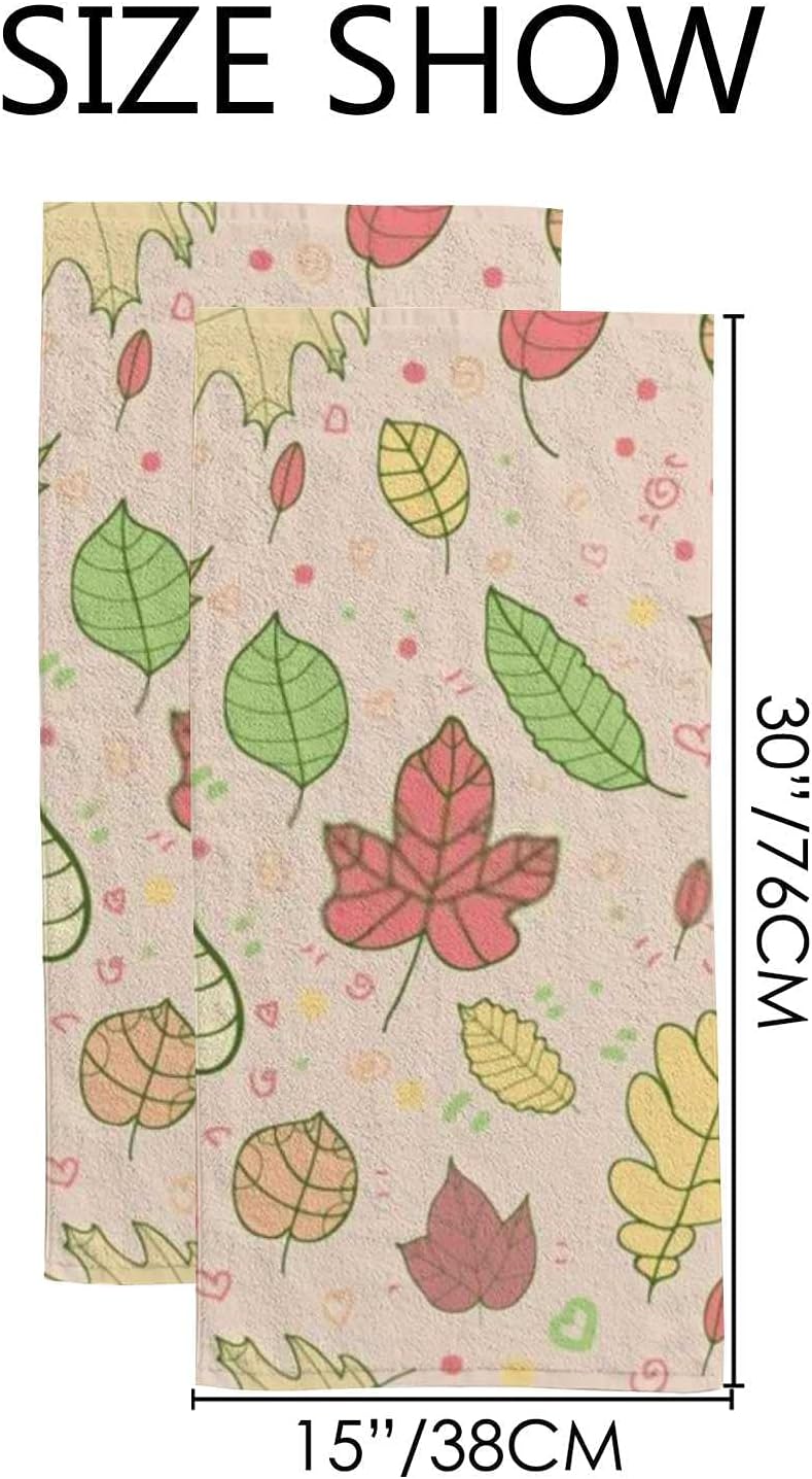 Bath Towels Set for Adults and Kids Ultra Soft Cotton 30x15in