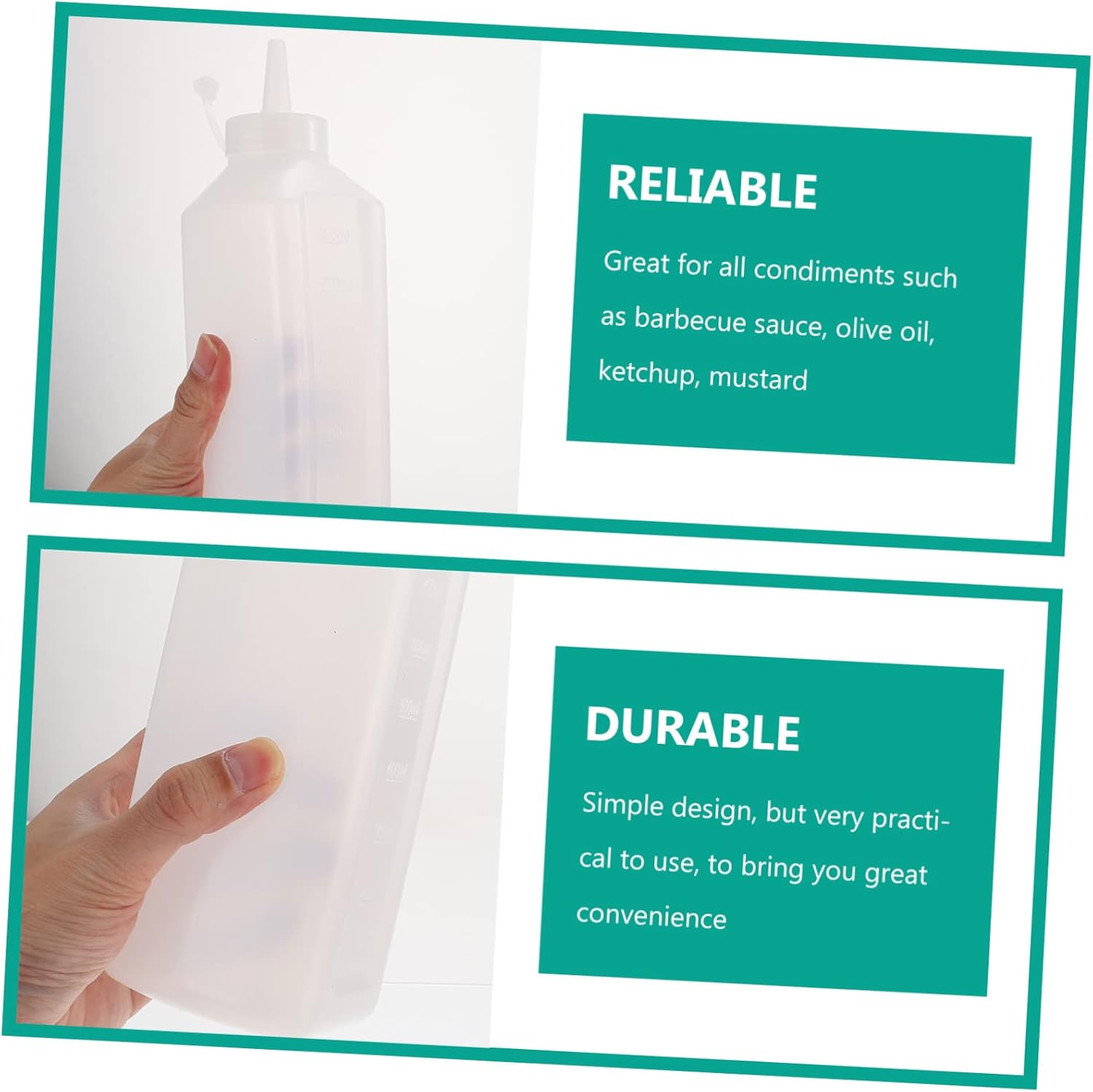 Mini Ketchup Bottles with Scale for Home Use 1