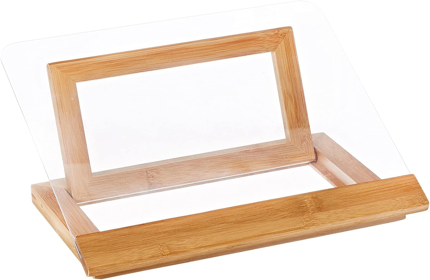 Lipper International 8815 Bamboo Wood and Acrylic Cookbook Holder
