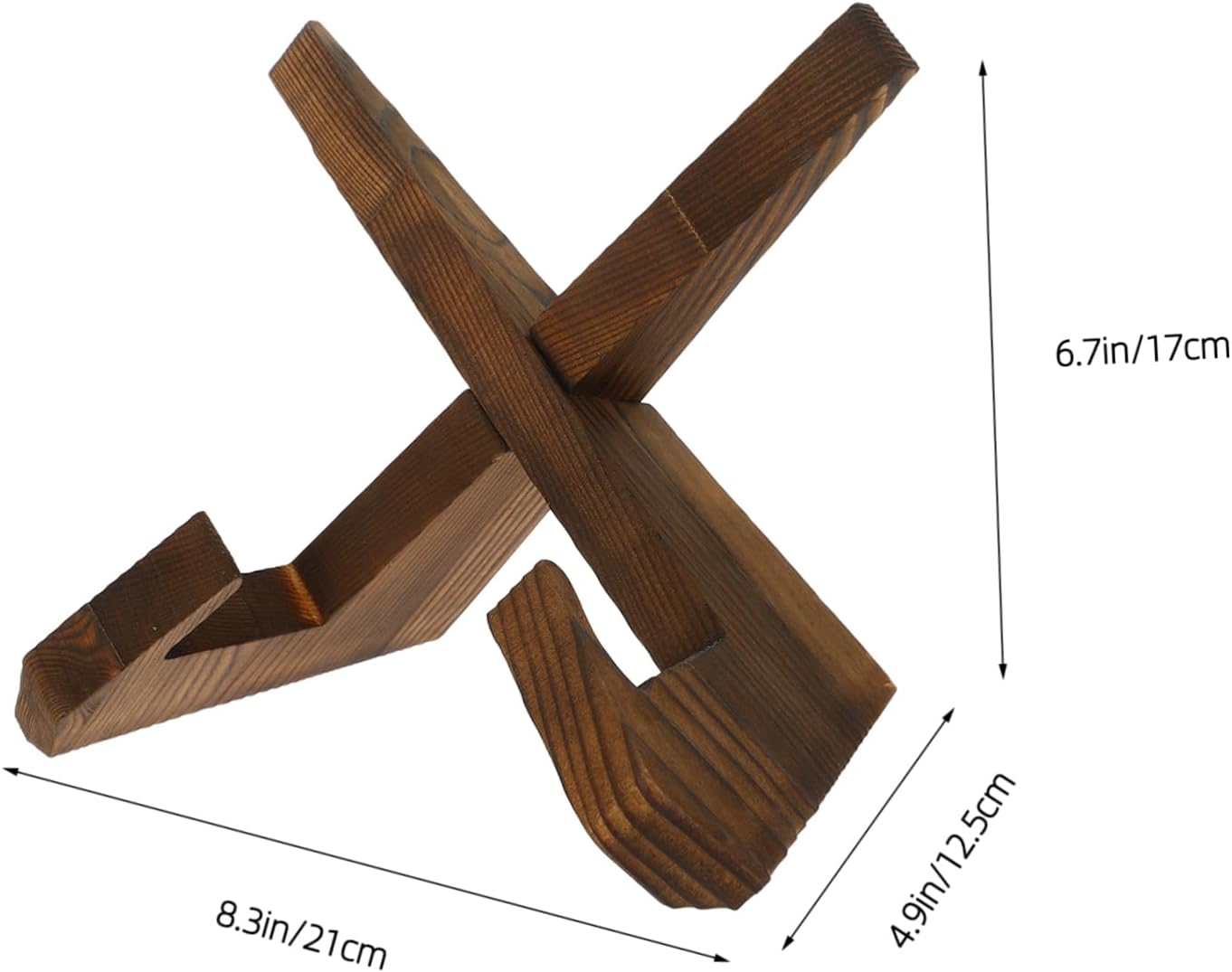GRIRIW Wooden Recipe Stand for Kitchen Display and Reading 1