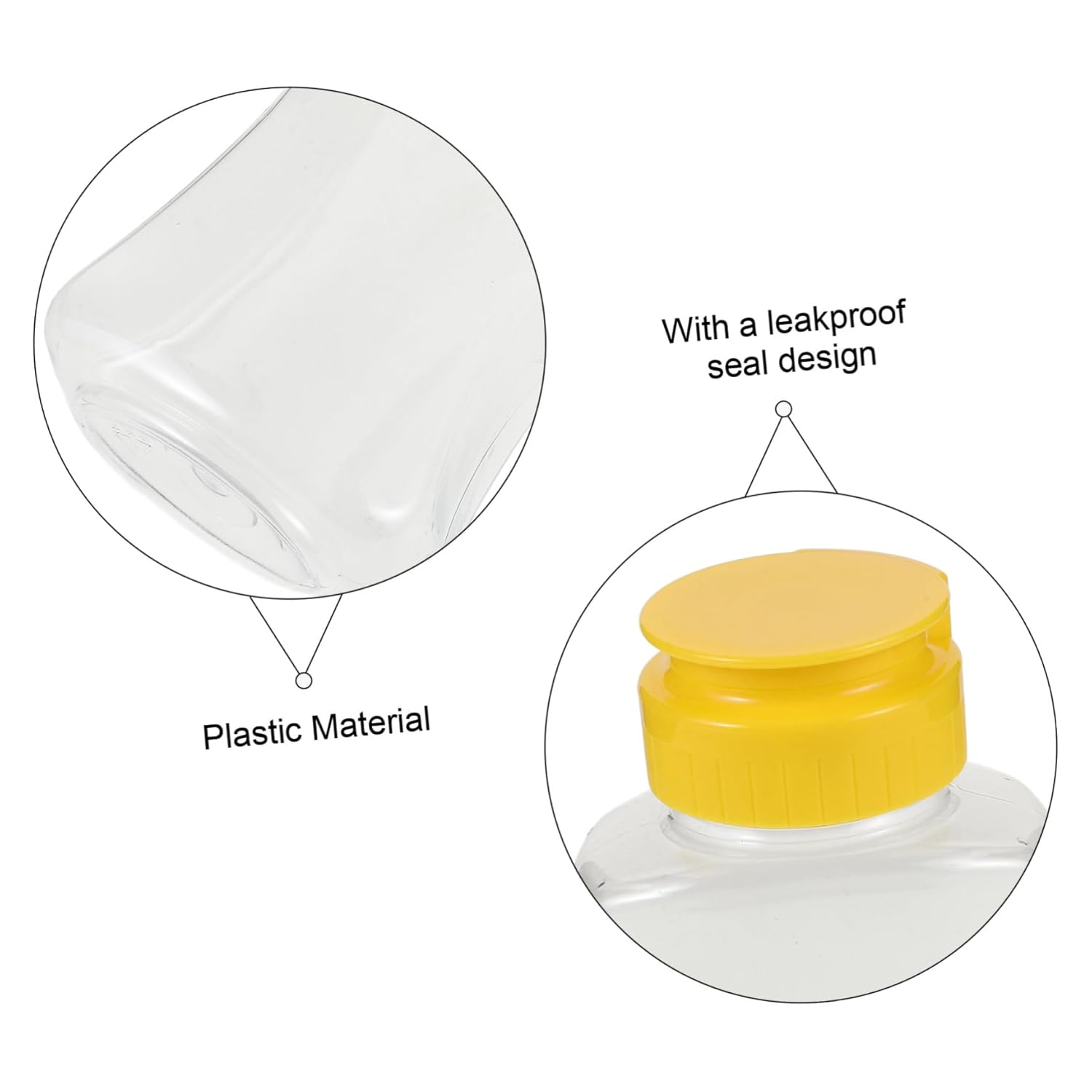BCOATH - All-Purpose Condiment Squeeze Bottles Lid - 10pk
