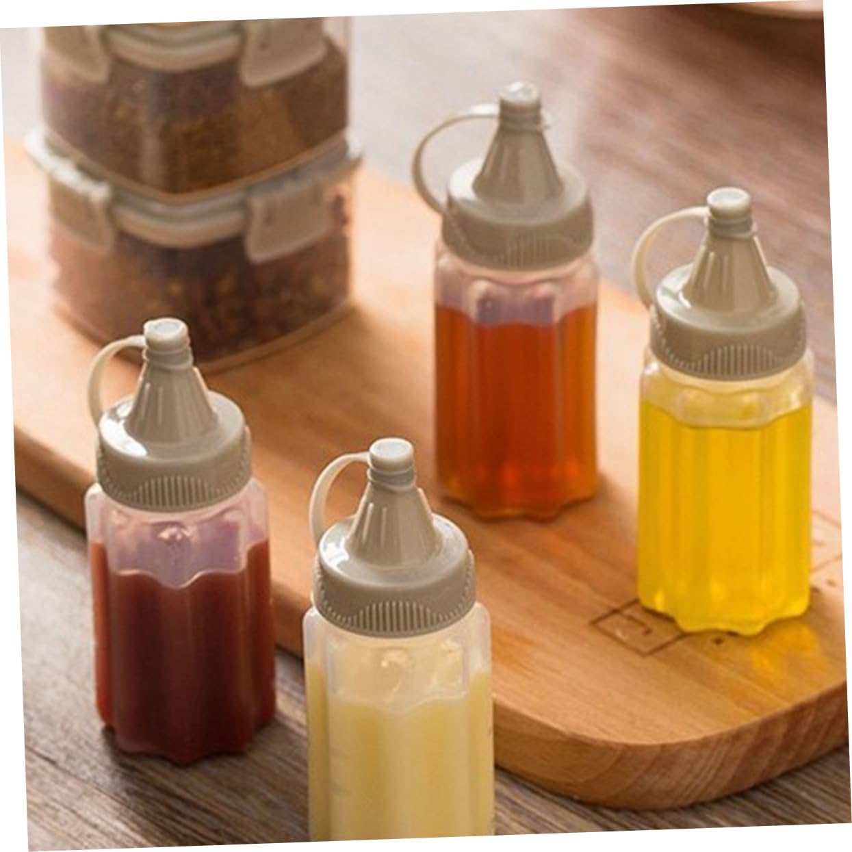 Gatuida 12-Piece Condiment Squeeze Bottles