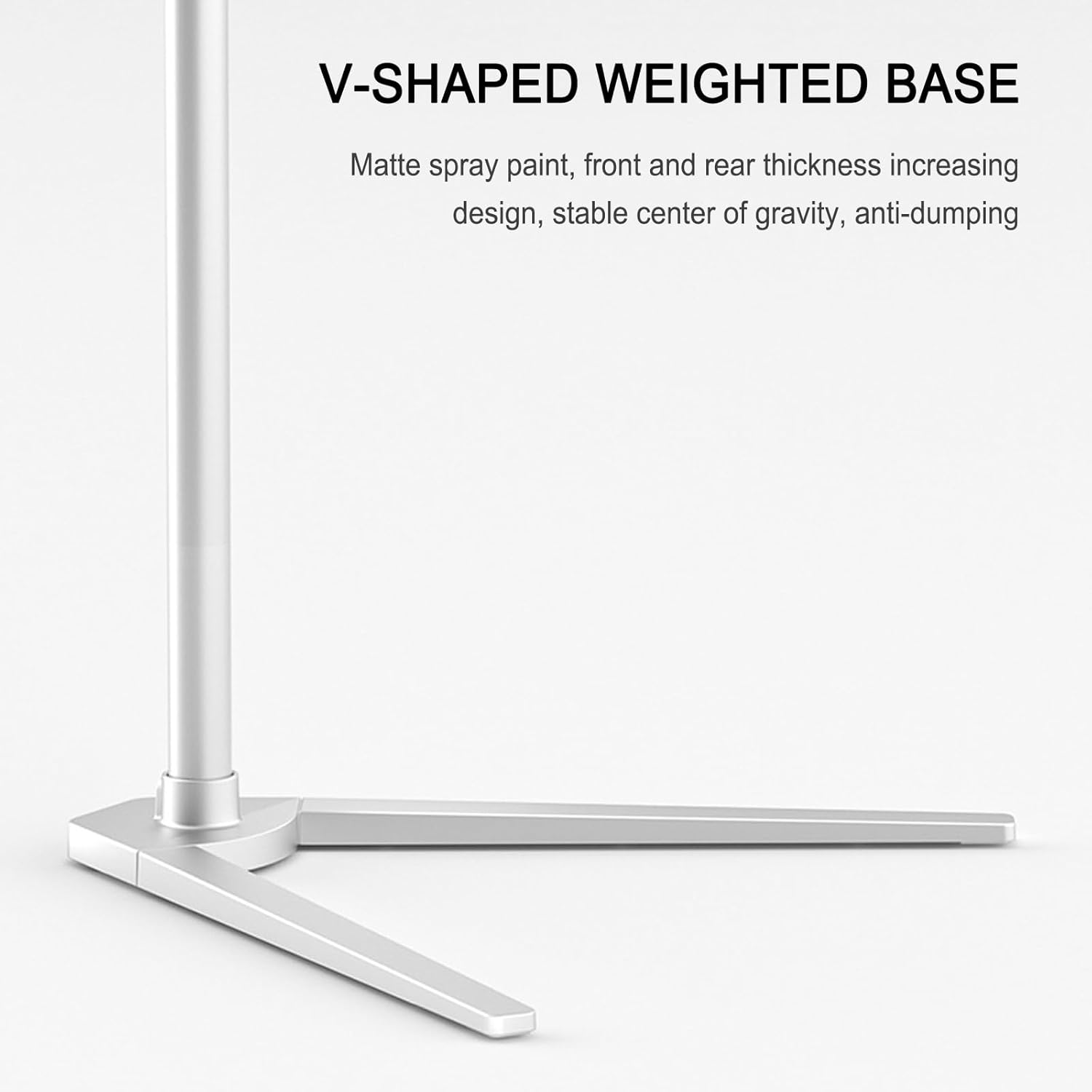 Adjustable Wooden Book Holder Floor Stand for Hands-Free Reading