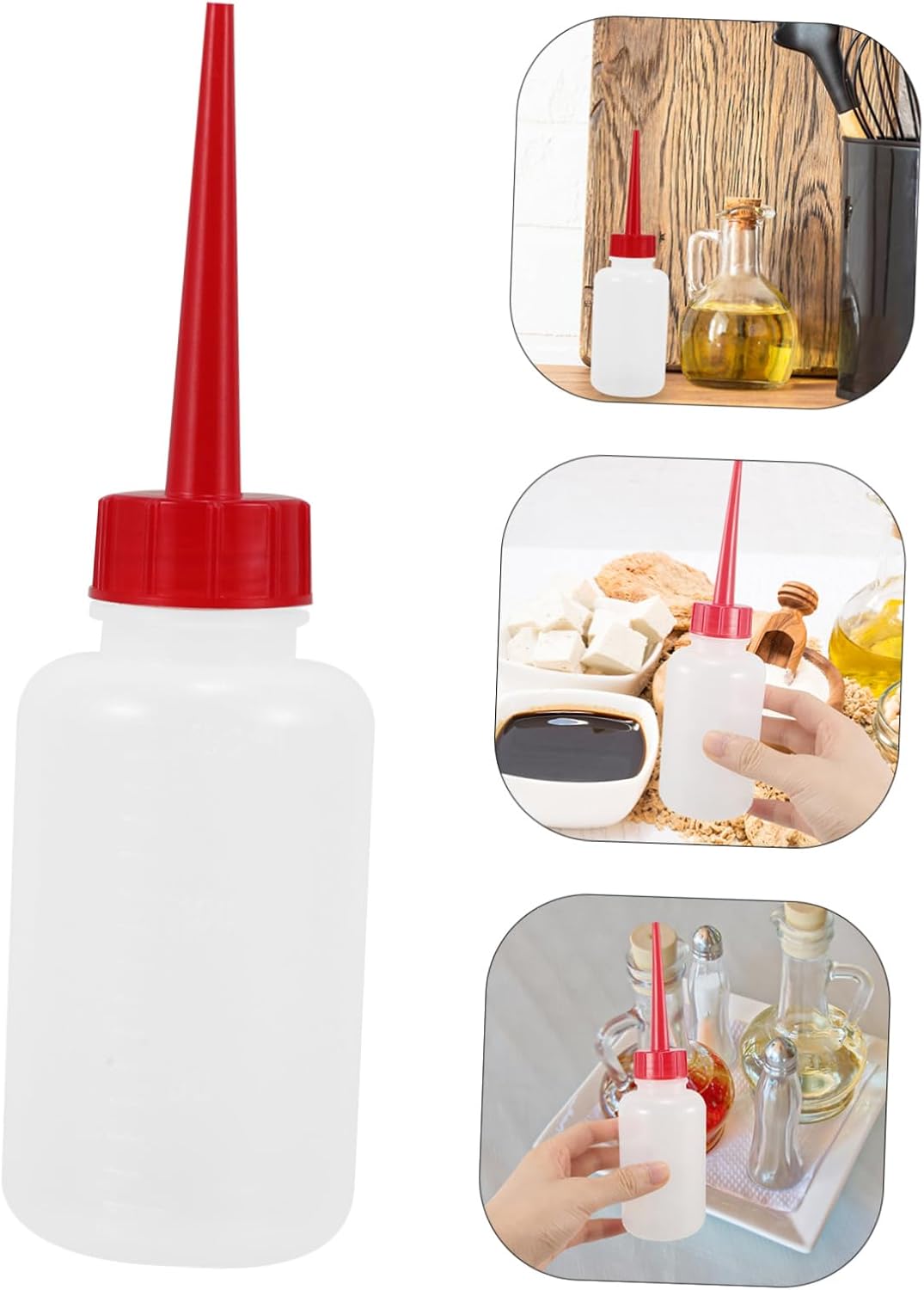 Cabilock Squeeze Condiment Bottle - Opaque Kitchen Gadget