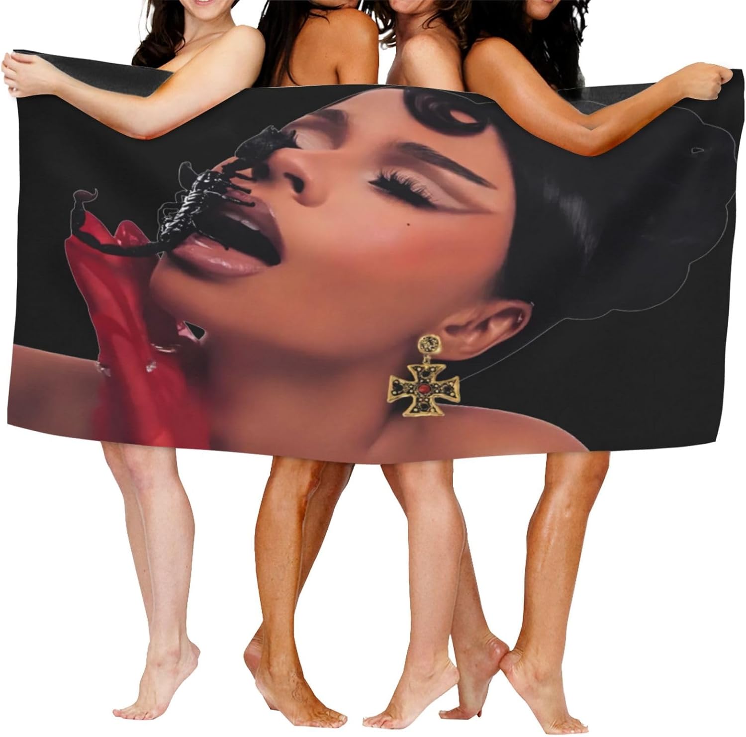 Mariah The Music Scientist Microfiber Bath Towel for Home Fitness