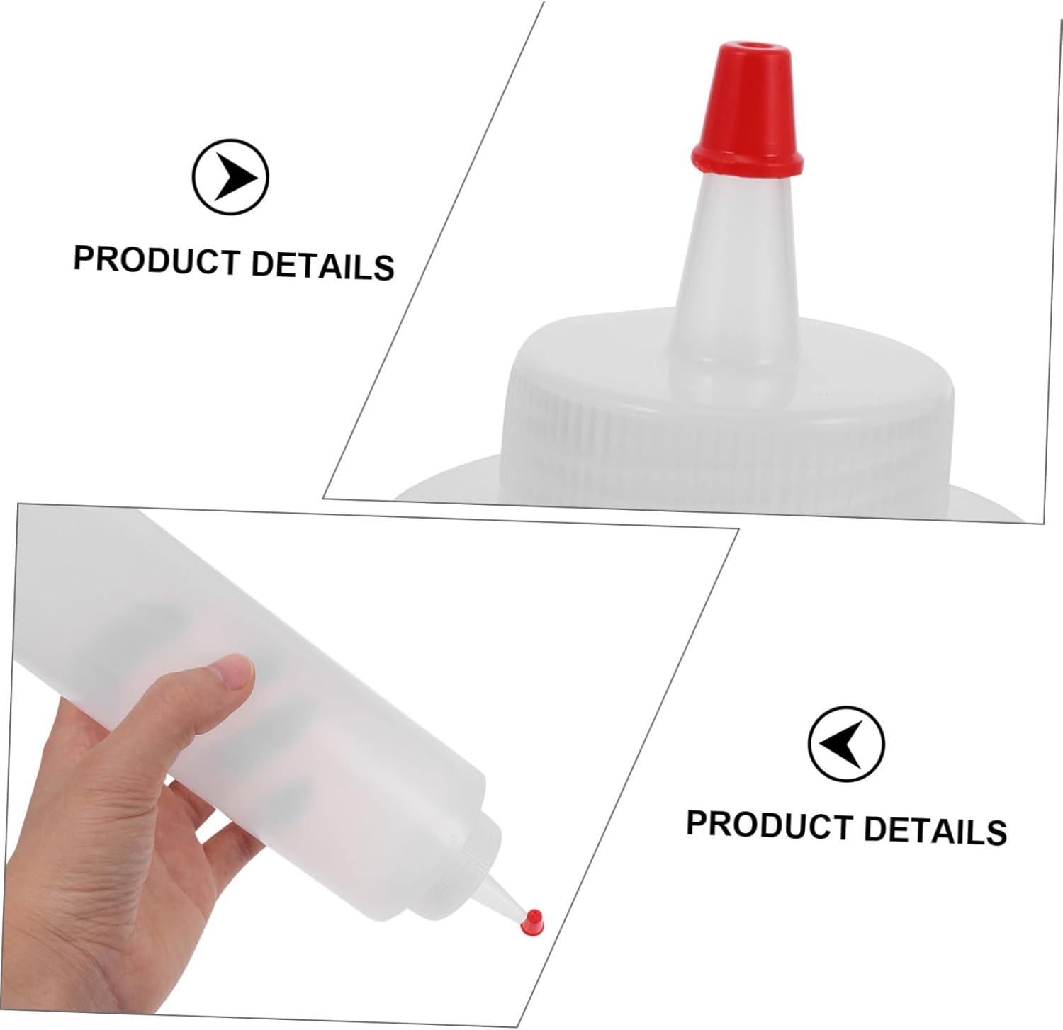 Perfect Squeeze Bottle Set by Cabilock 6 Piece