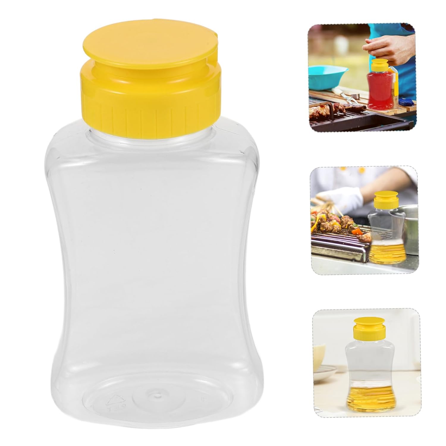 BESPORTBLE Squeeze Condiment Bottles with Funnel - 180ml Honey Dispenser