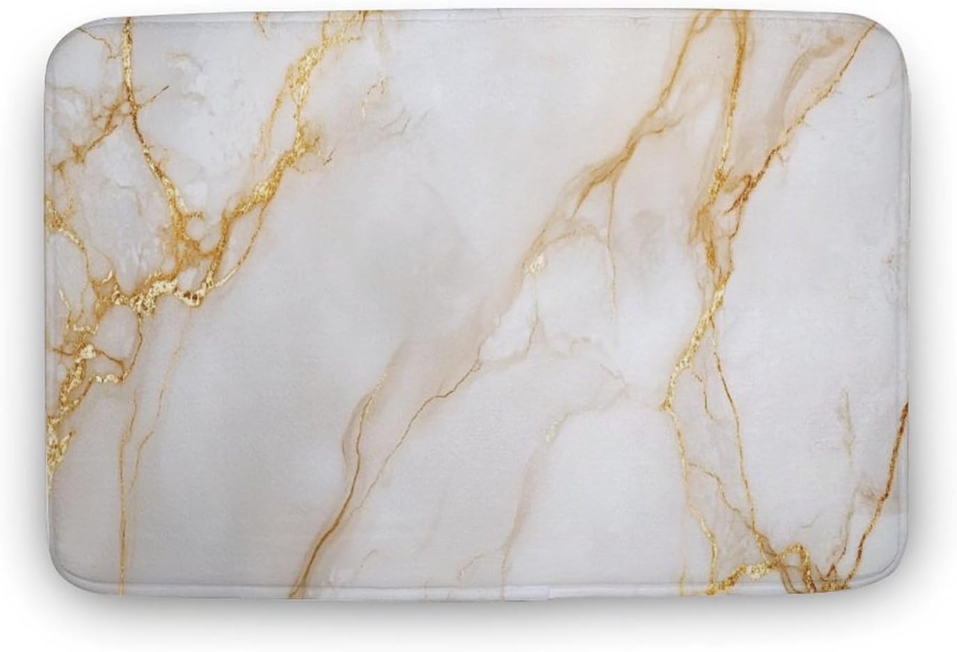 Pale Colours Marble Texture Bathroom Door Rug Mat