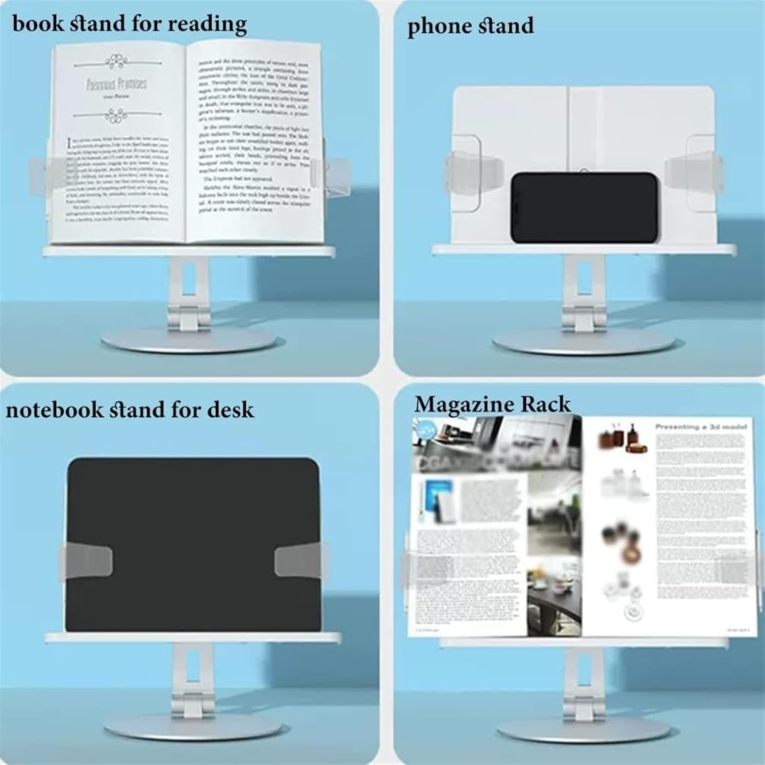 360 Book Holder - Read Anywhere