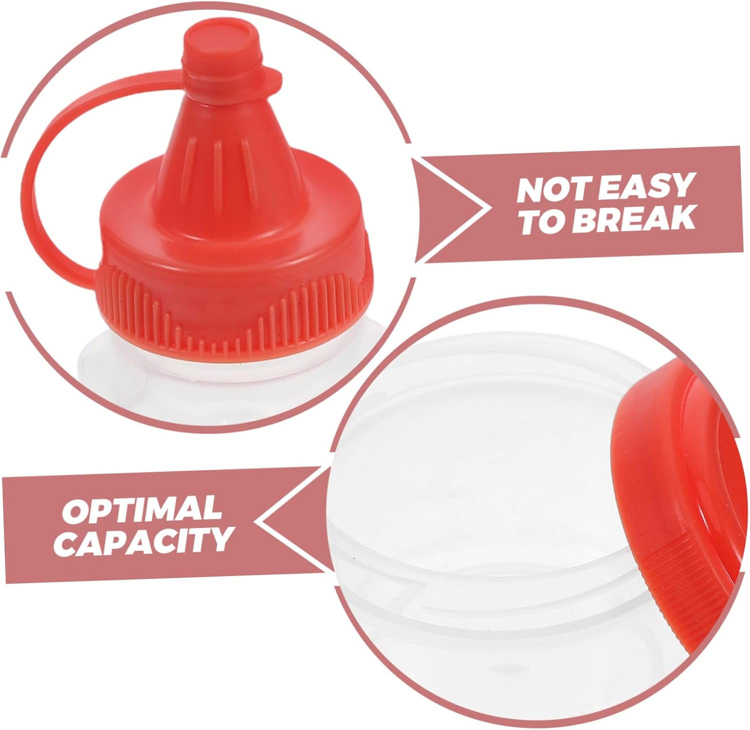 Cabilock Mini Jam Squeeze Bottle - Salad Dressing Container