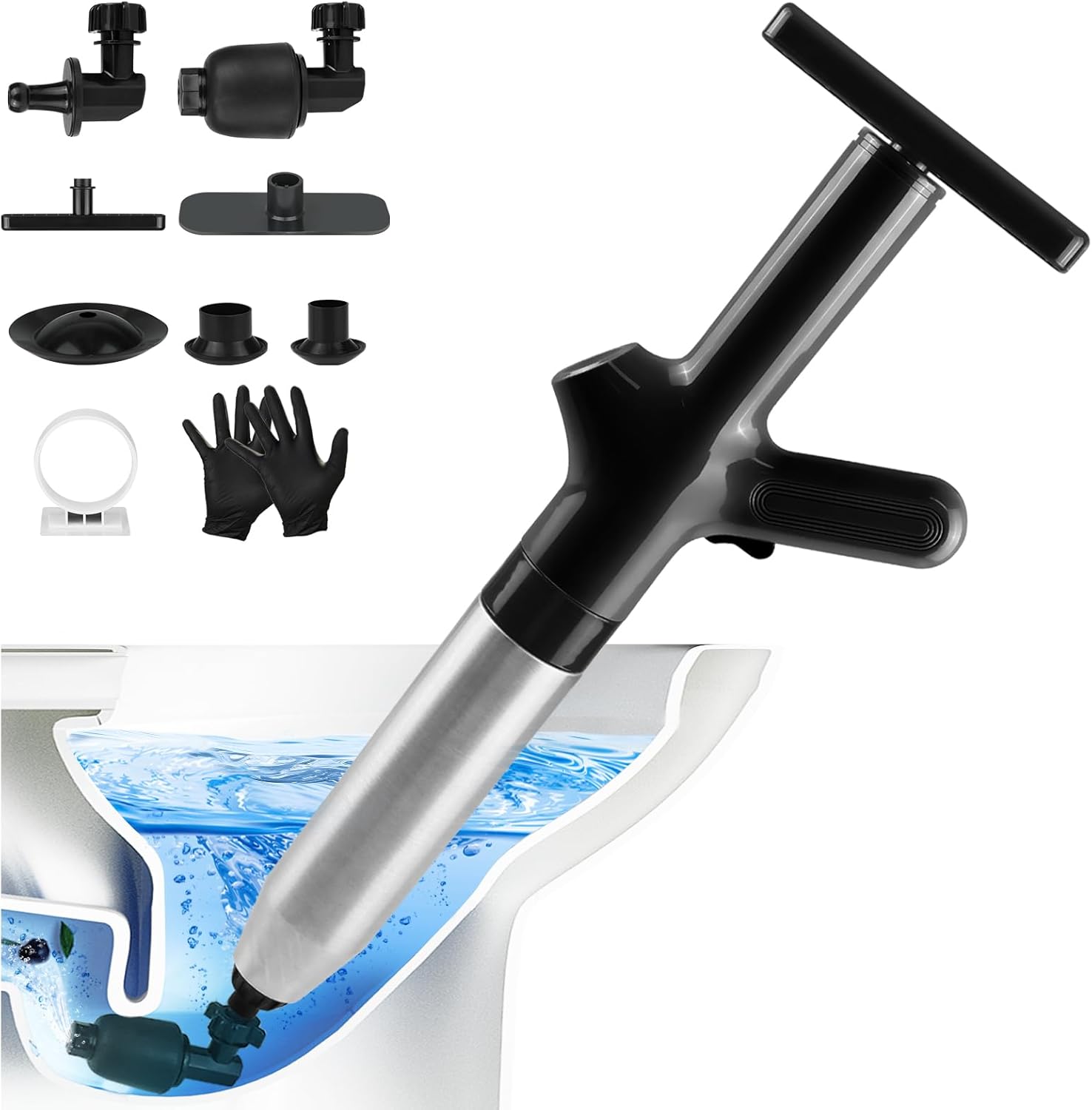 LPZ Heavy-Duty Toilet Plunger