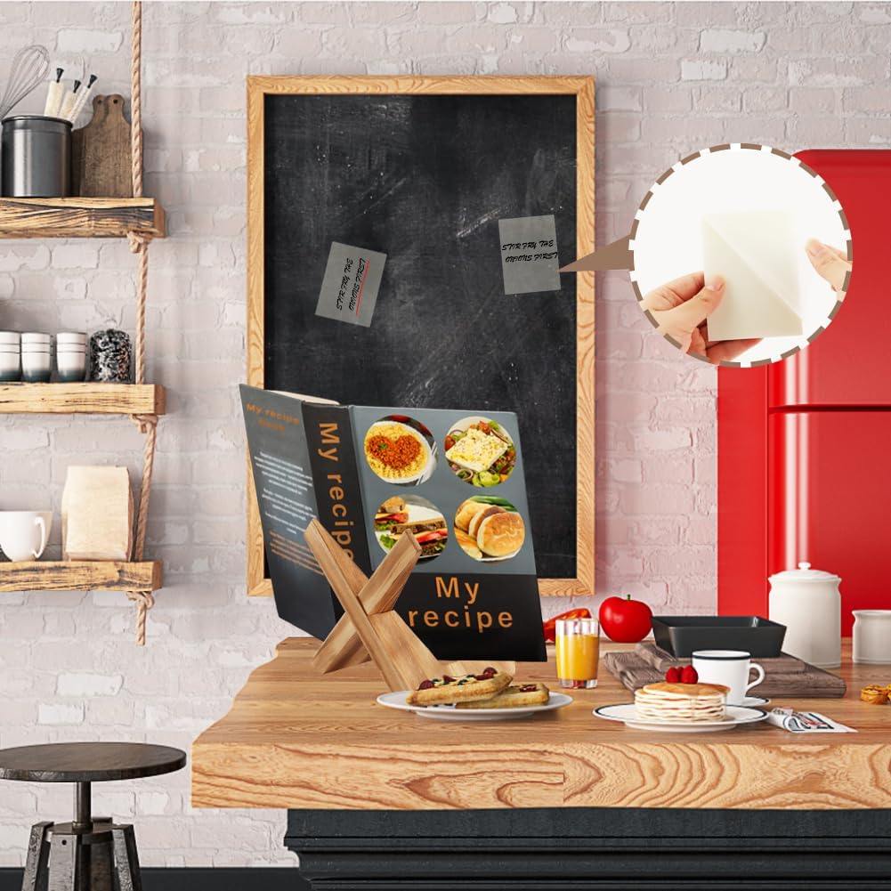 Wooden Cookbook Stand with Farmhouse Style