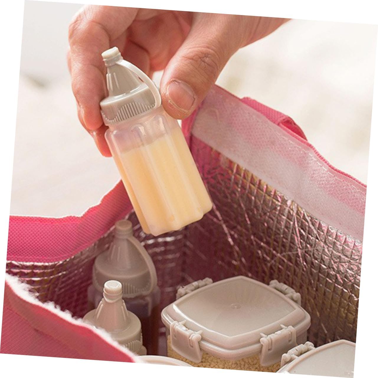 12-Pack Leak-Free Condiment Squeeze Bottles