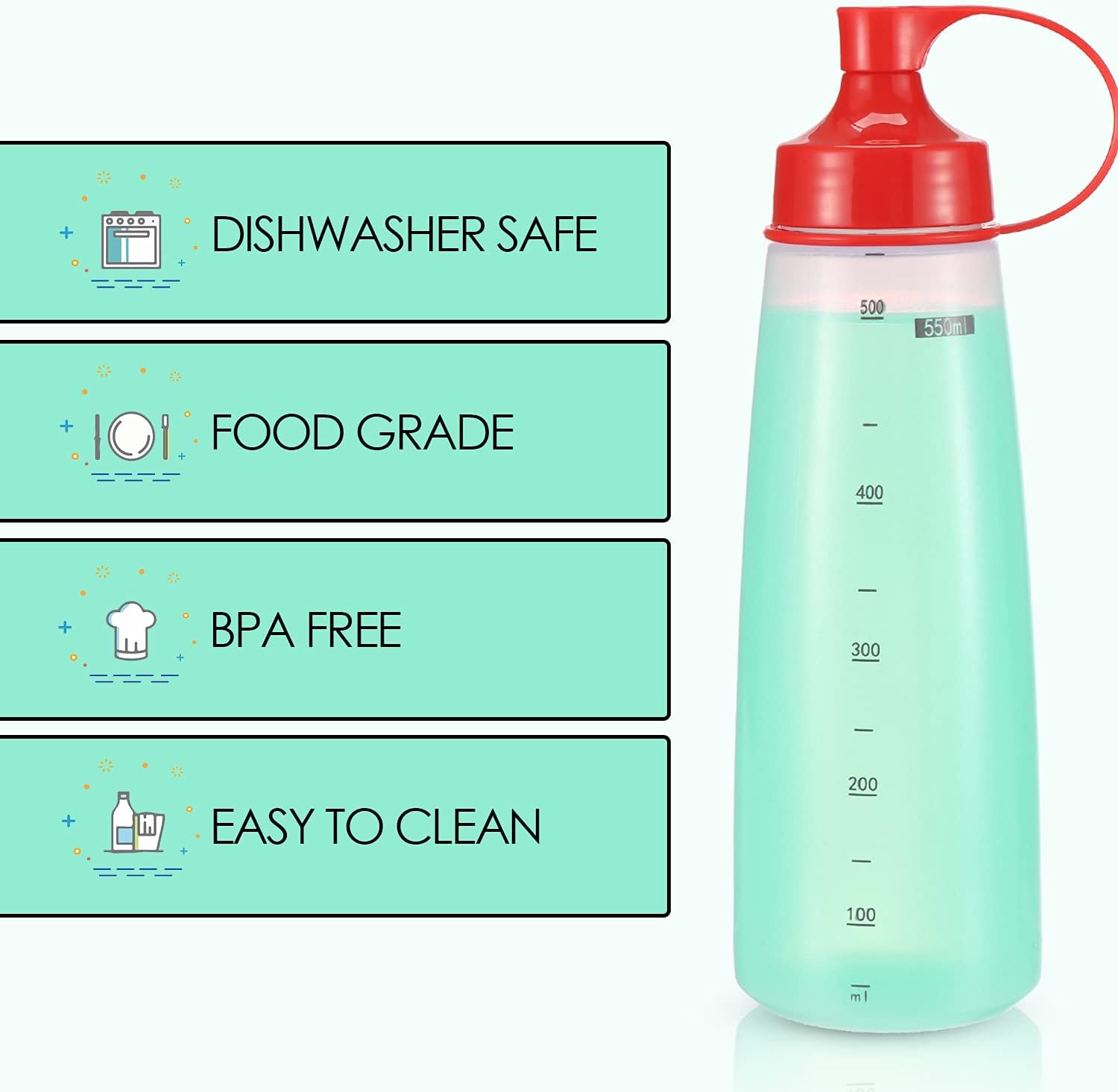 Sleek Squeeze Bottles