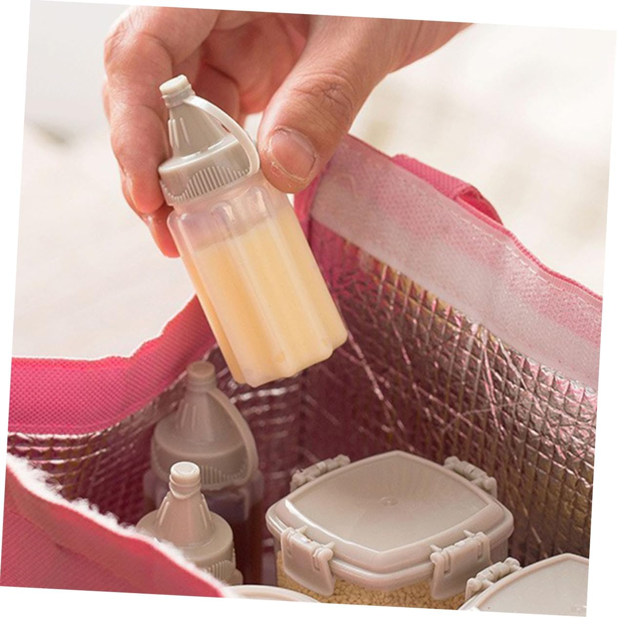 Gatuida 12-Piece Condiment Squeeze Bottles